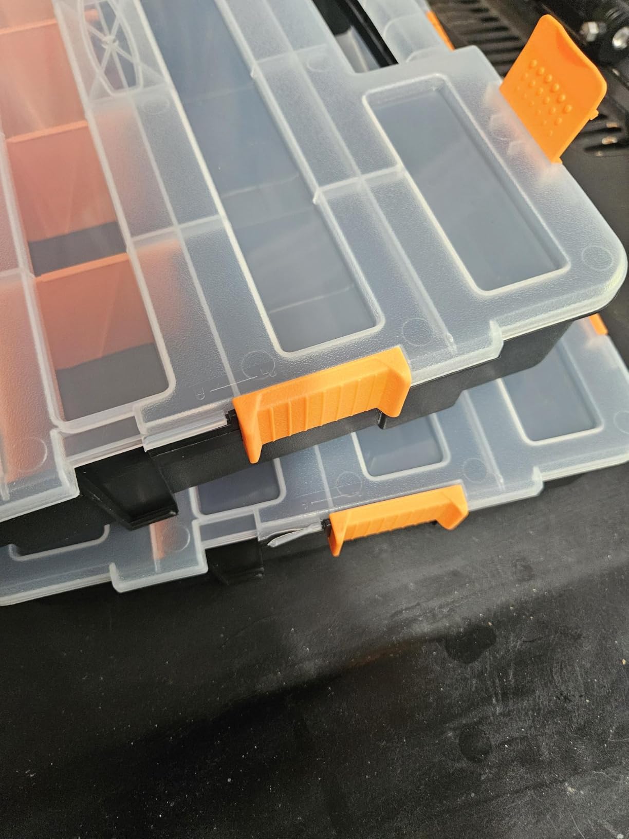 CASOMAN Hardware & Parts Organizers, 4 Piece Set Toolbox, Compartment Small Parts Organizer, Versatile and Durable Storage Tool Box customer photo 2