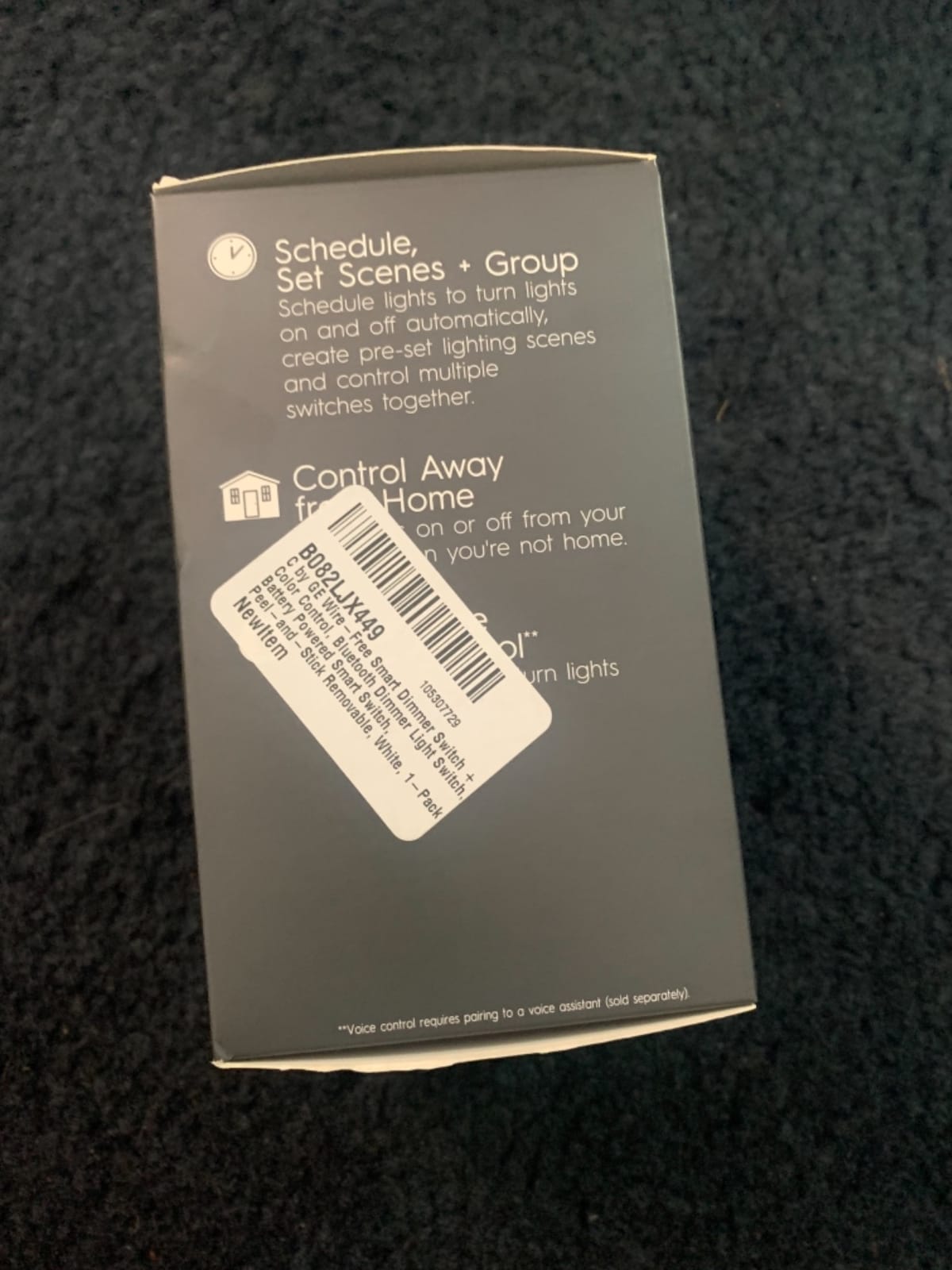 GE CYNC Smart Dimmer Switch, Wire-Free Bluetooth, White 1-Pack customer photo 2