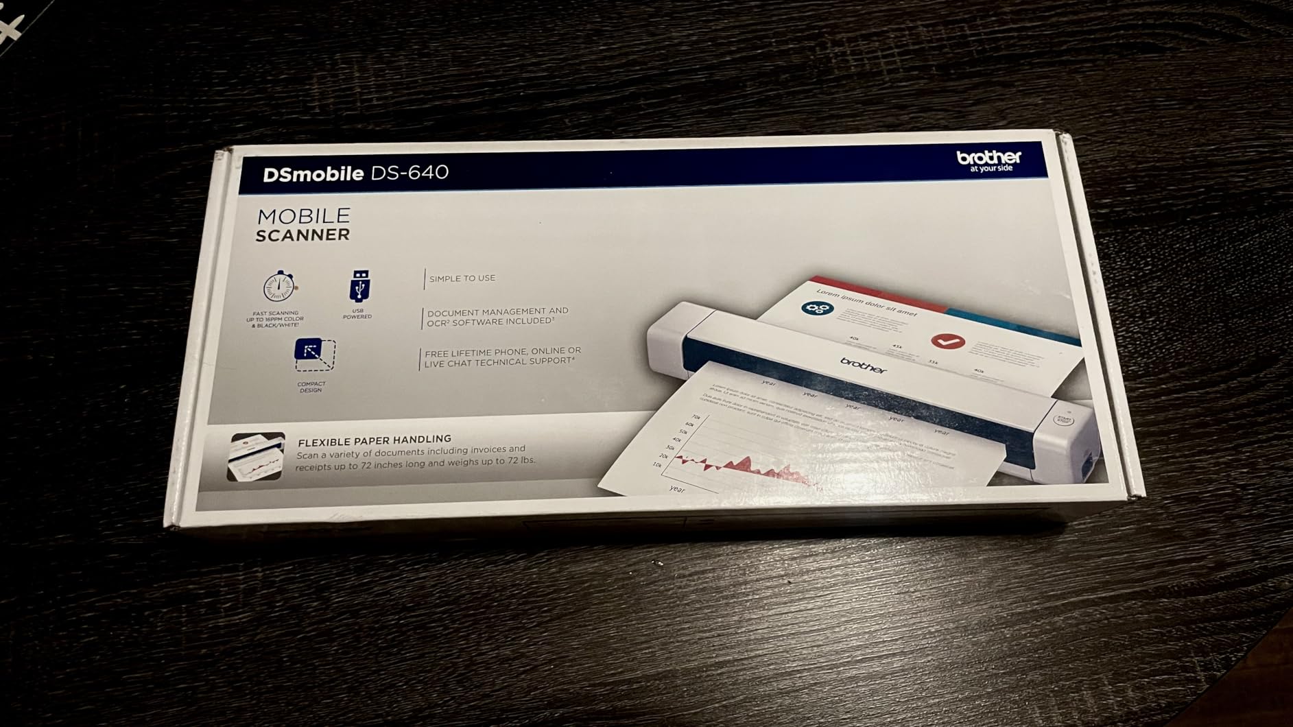 Brother DS-640 Compact Mobile Document Scanner, (Model: DS640) customer photo 2