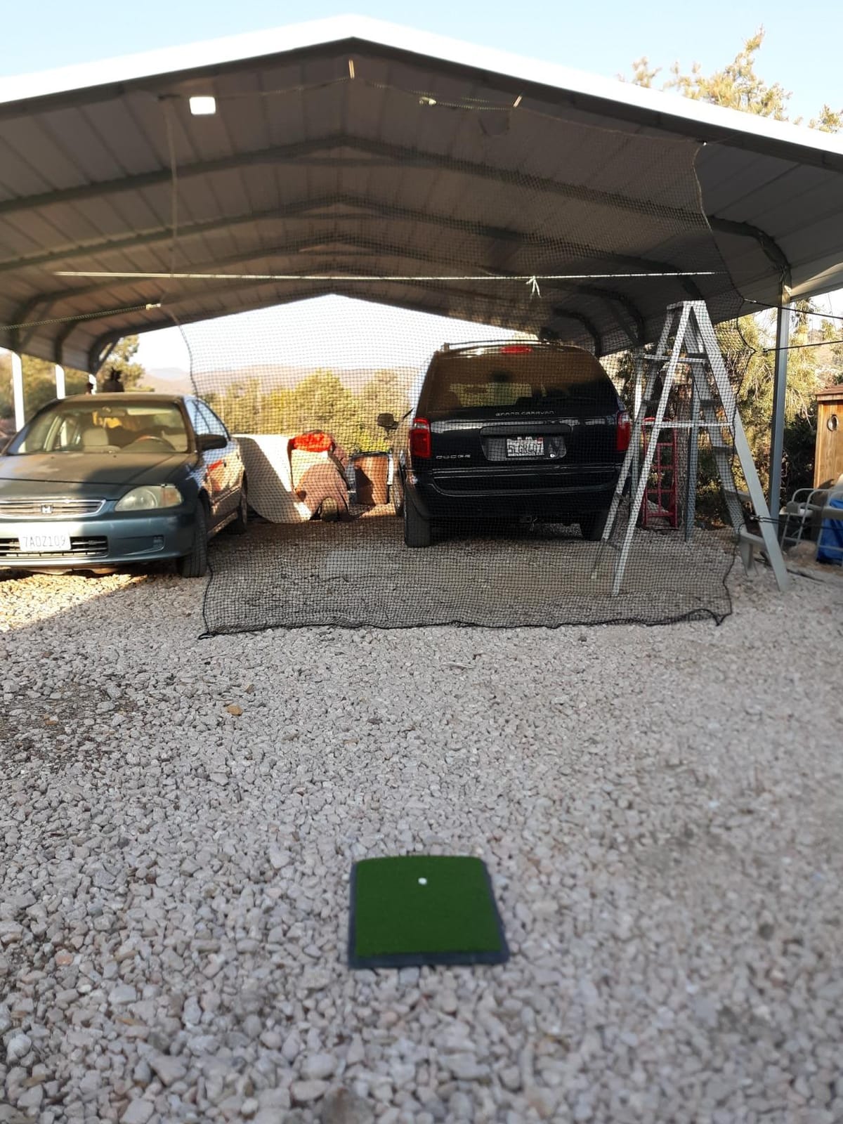 CHAMPKEY Premium Synthetic Turf Golf Hitting Mat | Heavy Duty Rubber Base Golf Practice Mat | Come with 1 Rubber Tee and 9 Plastic Tees customer photo 1