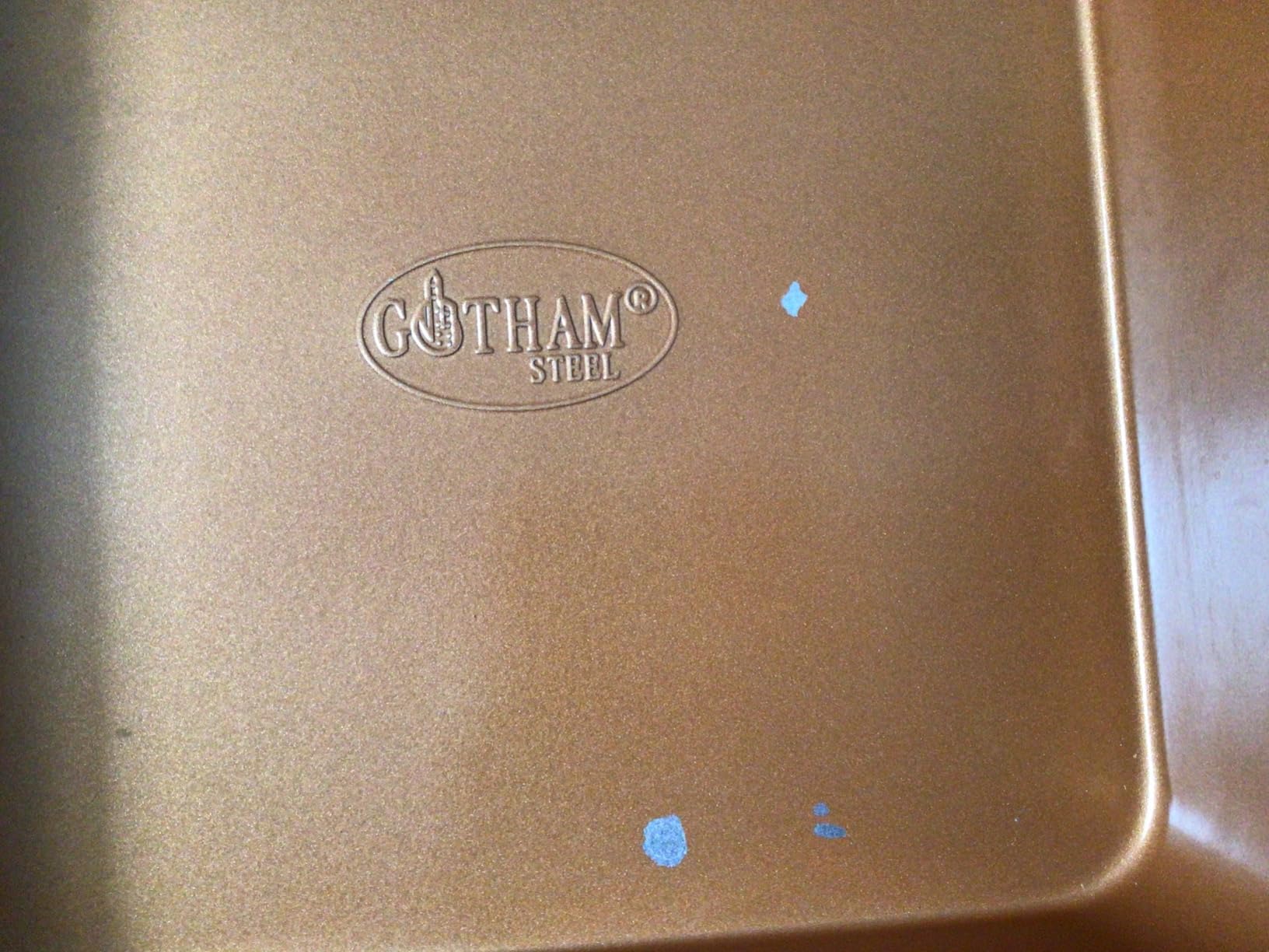 GOTHAM STEEL HAMMERED 15 Pc Titanium Ceramic Cookware Set, Copper customer photo 2