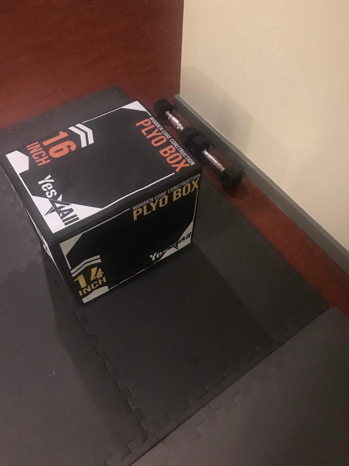 Yes4All 3-in-1 Soft-Padded Plyo Box With Wooden Core, Non-Slip Multi-Use Cushioned Plyometric Jump Box with Vinyl Cover for Jumping, Conditioning, Strength Training customer photo 2