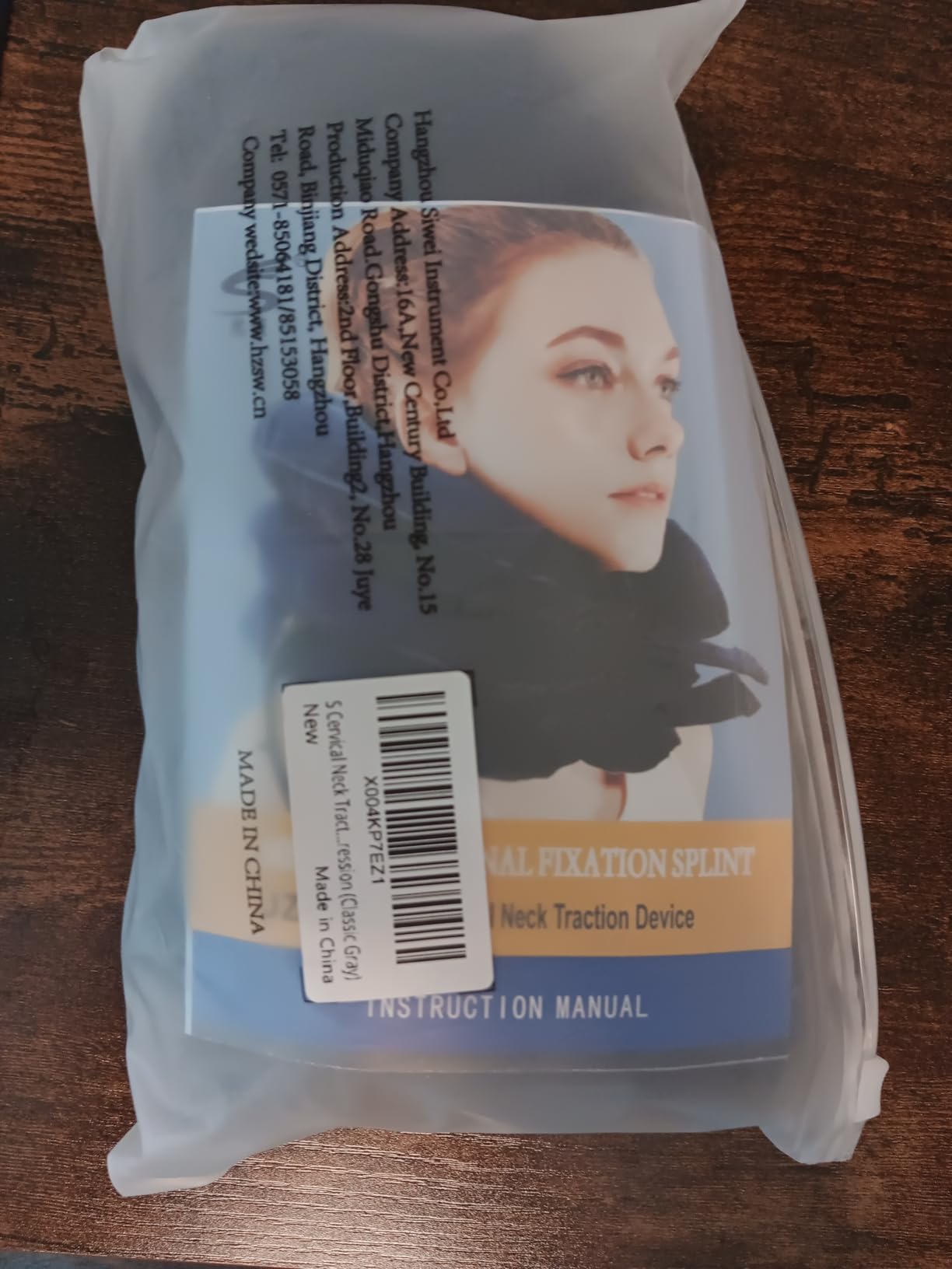 Cervical Neck Traction Device for Instant Neck Pain Relief - Inflatable & Adjustable Neck Stretcher Neck Support Brace, Best Neck Traction Pillow for Home Use Neck Decompression (Blue) customer photo 1