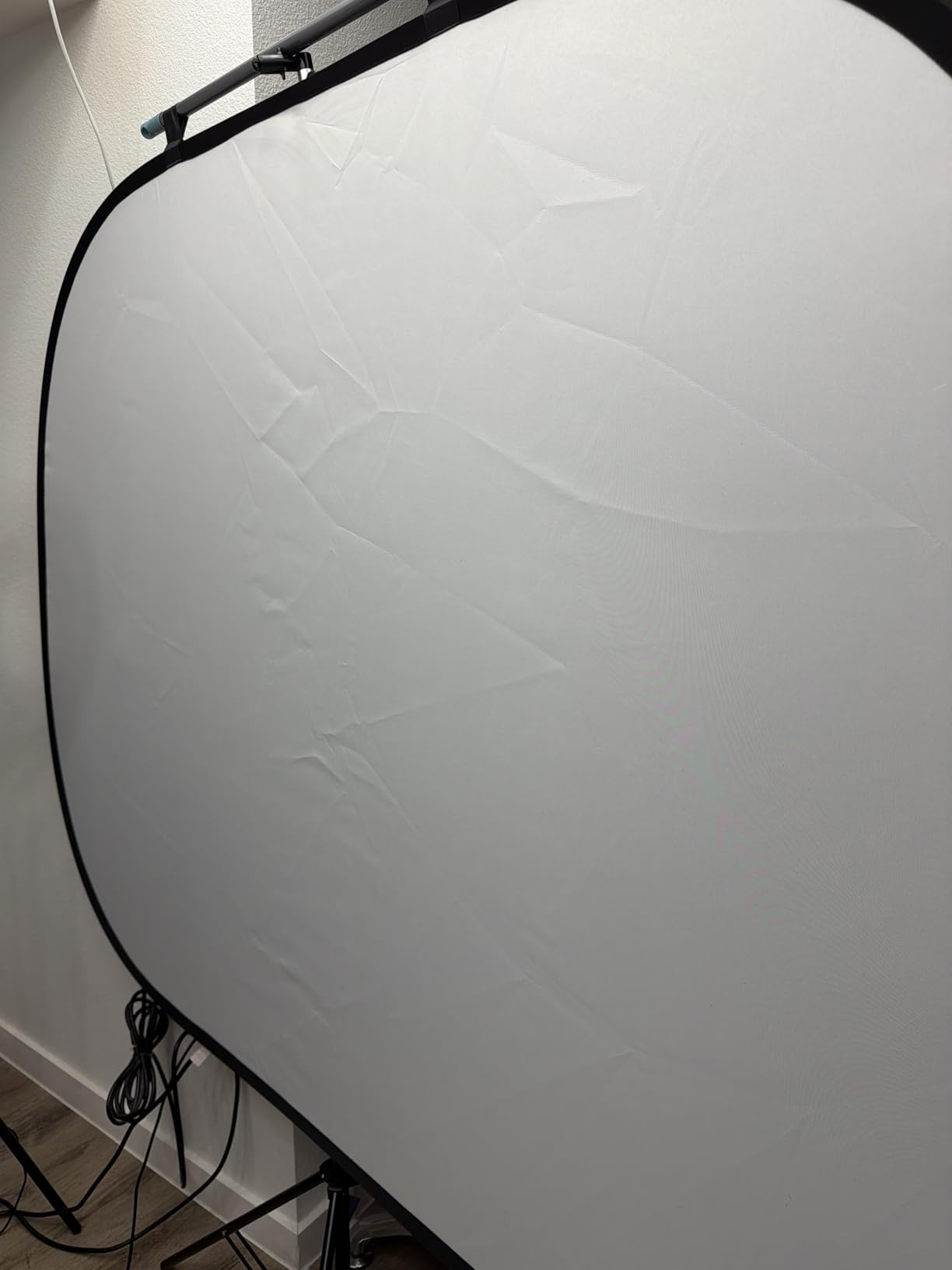 NEEWER 5x7ft/1.5x2m Chromakey Foldable Backdrop with Stand 8.5ft/2.6m customer photo 2