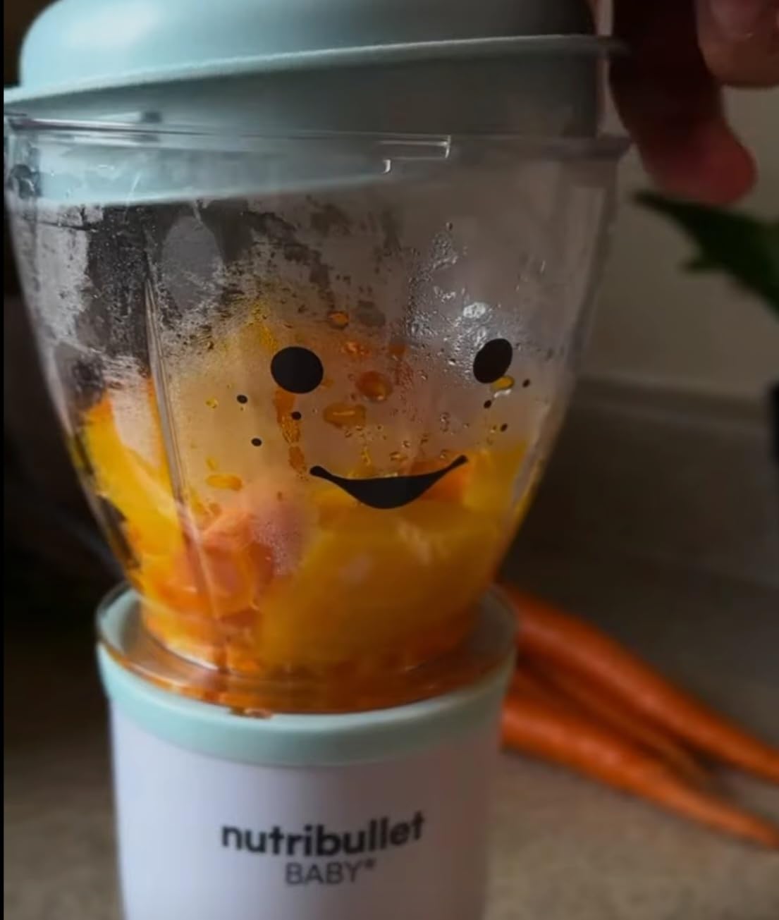NutriBullet NBY-50100 Baby Complete Food-Making System, 32-Oz, White, Blue, Clear customer photo 1