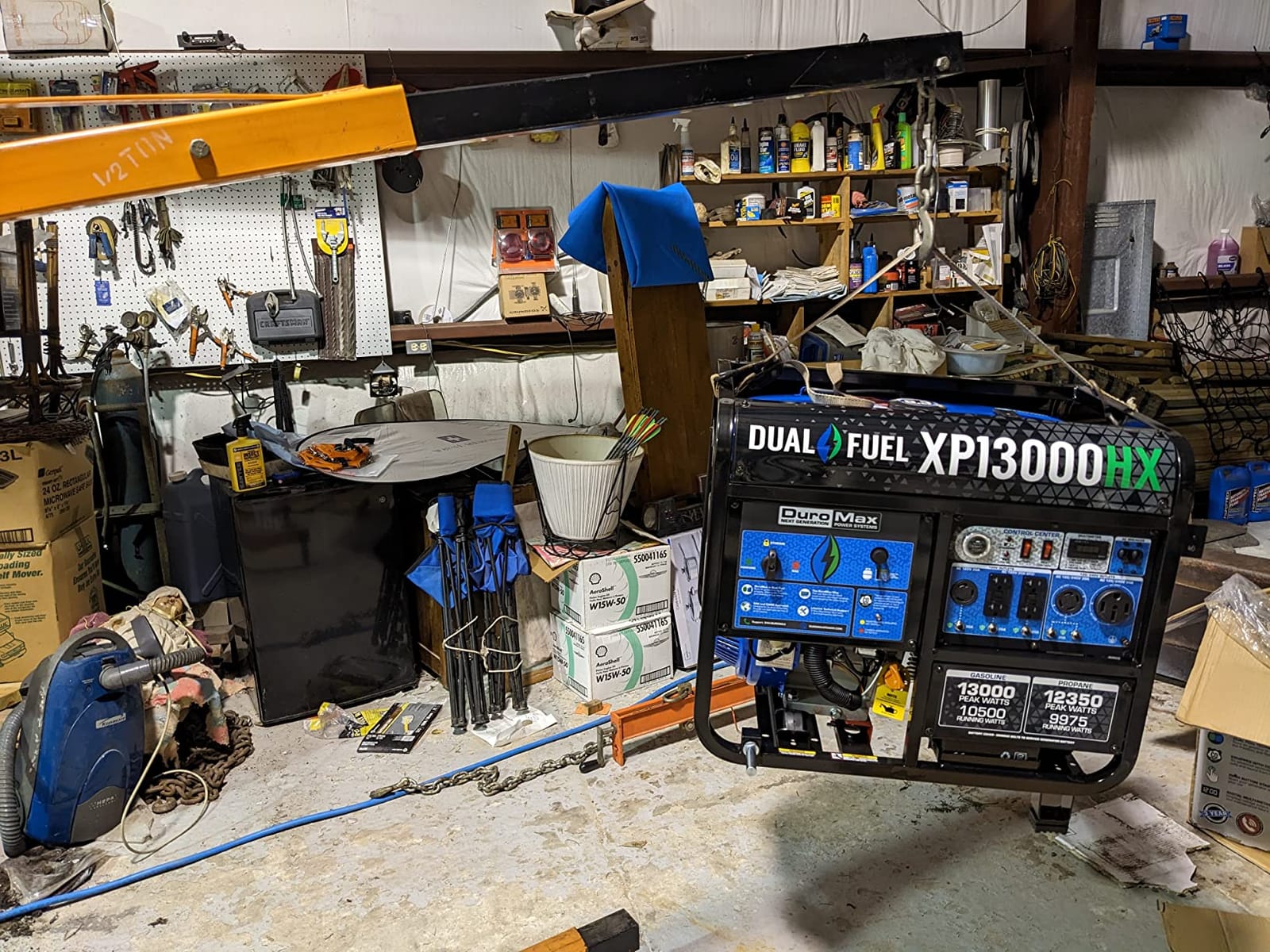 DuroMax XP13000HX 13,000-Watt Dual Fuel Portable Generator - Gas & Propane, Electric Start, Whole Home Power Backup, Transfer Switch Ready, RV & Emergency Ready customer photo 1