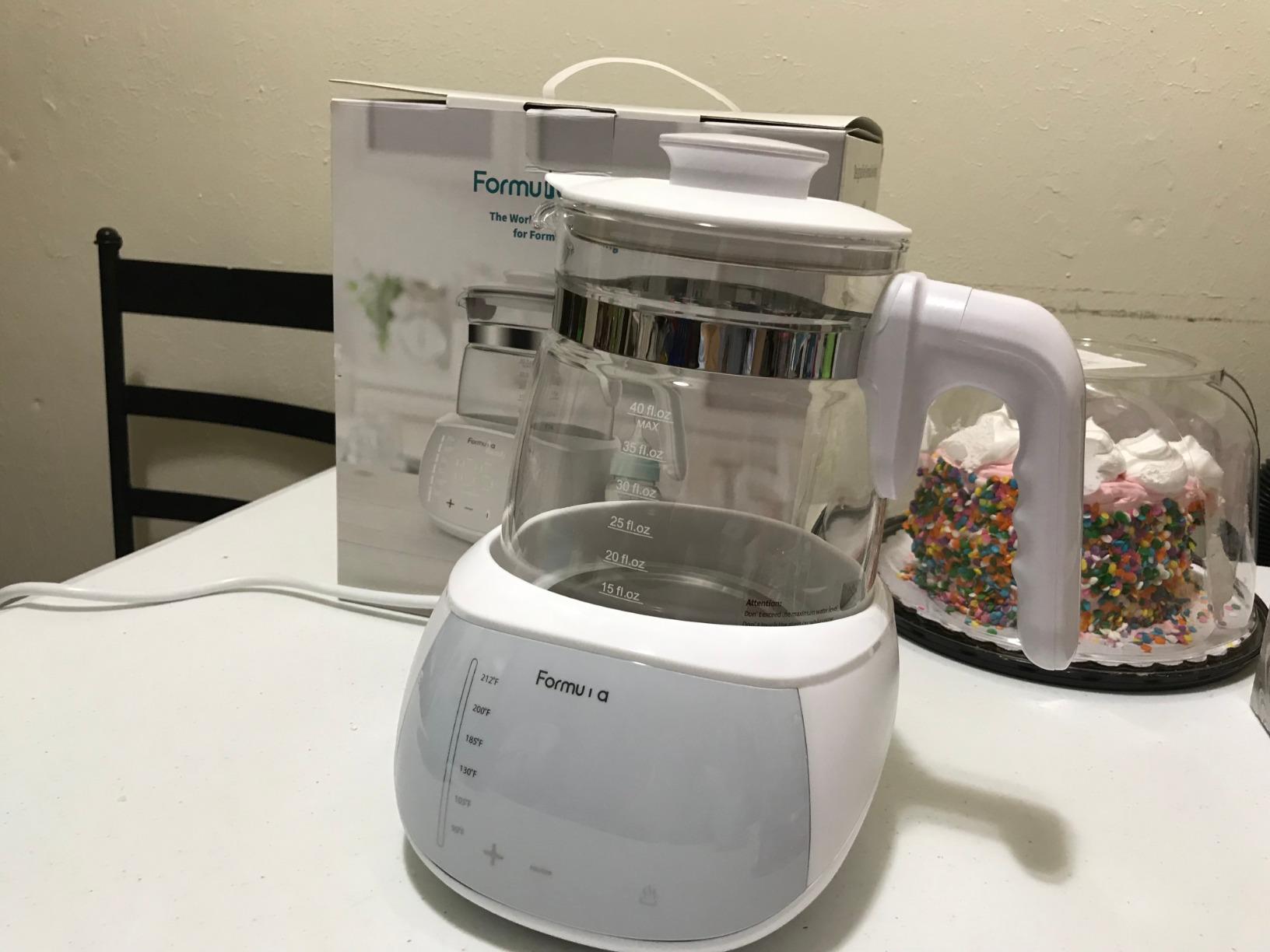 Temperature Control Water Kettle, Instant Water Warmer for Baby Formula, Keep Warm 24/7 Water Dispenser Baby Bottle Maker Formula Machine Ideal for Night Feeding & Formula Prep, BPA Free customer photo 1