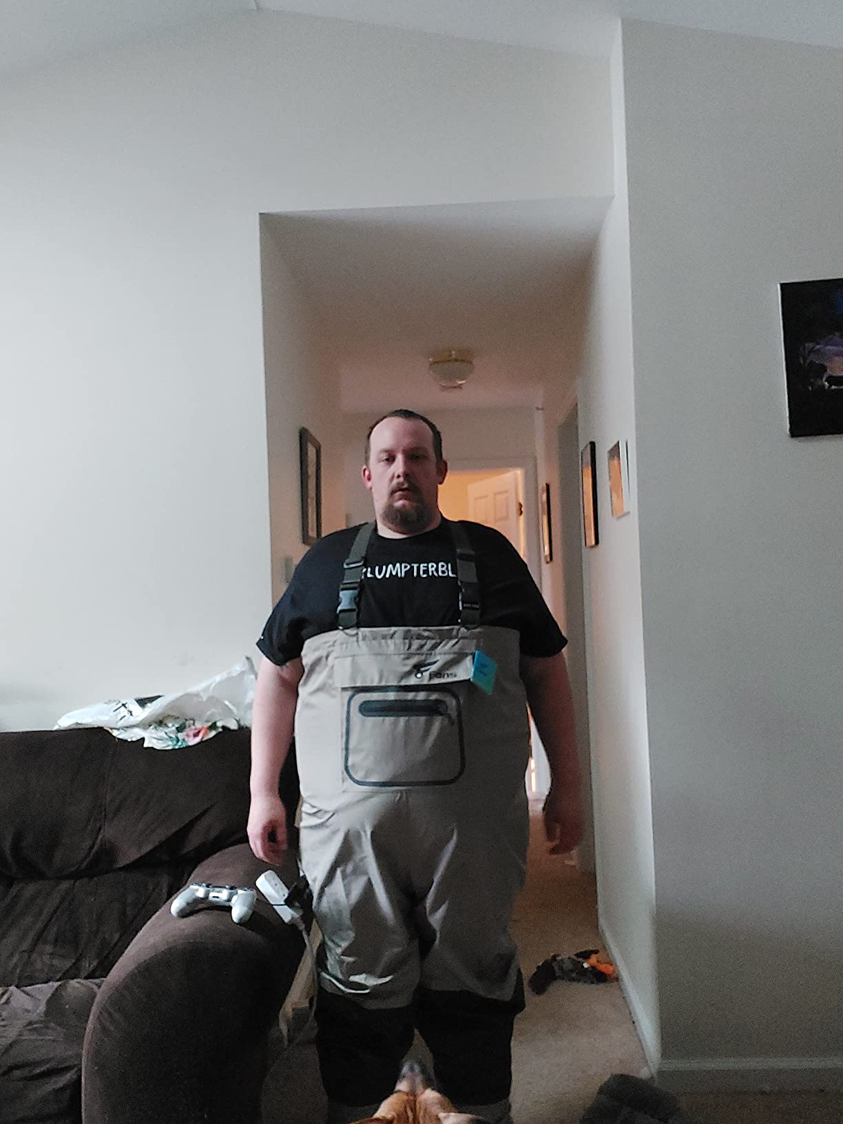 8 Fans Chest Waders, Waterproof Breathable, Stockingfoot Fishing customer photo 1