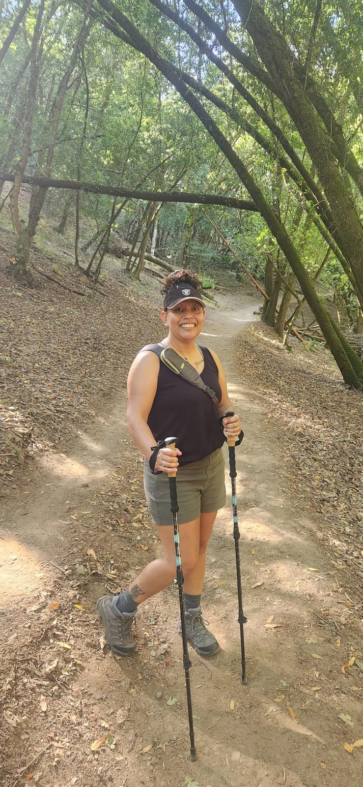 Cascade Mountain Tech Lightweight Aircraft-Grade Aluminum Trekking Poles with Extended Down Grip Plus Tip Kit customer photo 2