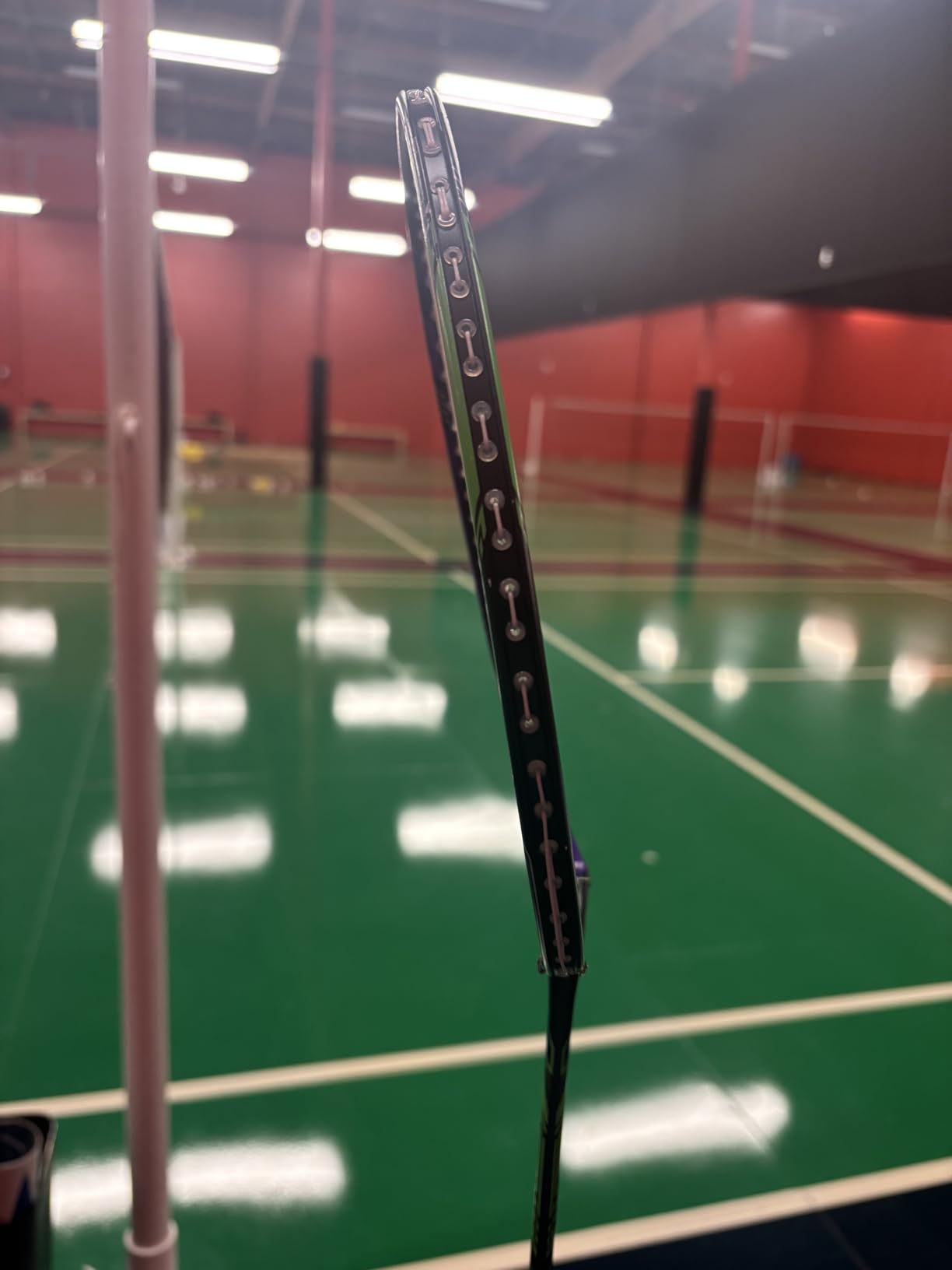 Professional Carbon Fiber Badminton Rackets Badminton Racquet for Backyards Gym customer photo 1