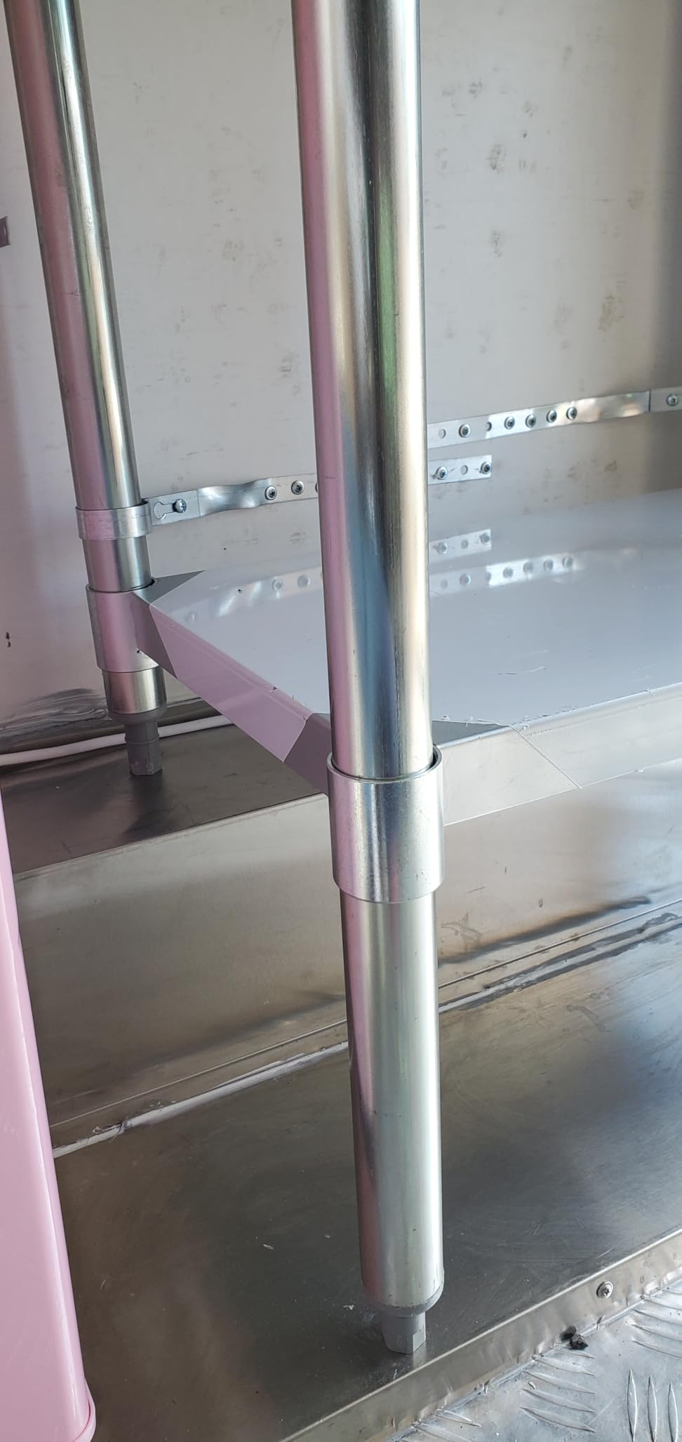 Hally Stainless Steel Table for Prep & Work 24 x 48 Inches NSF Commercial customer photo 1
