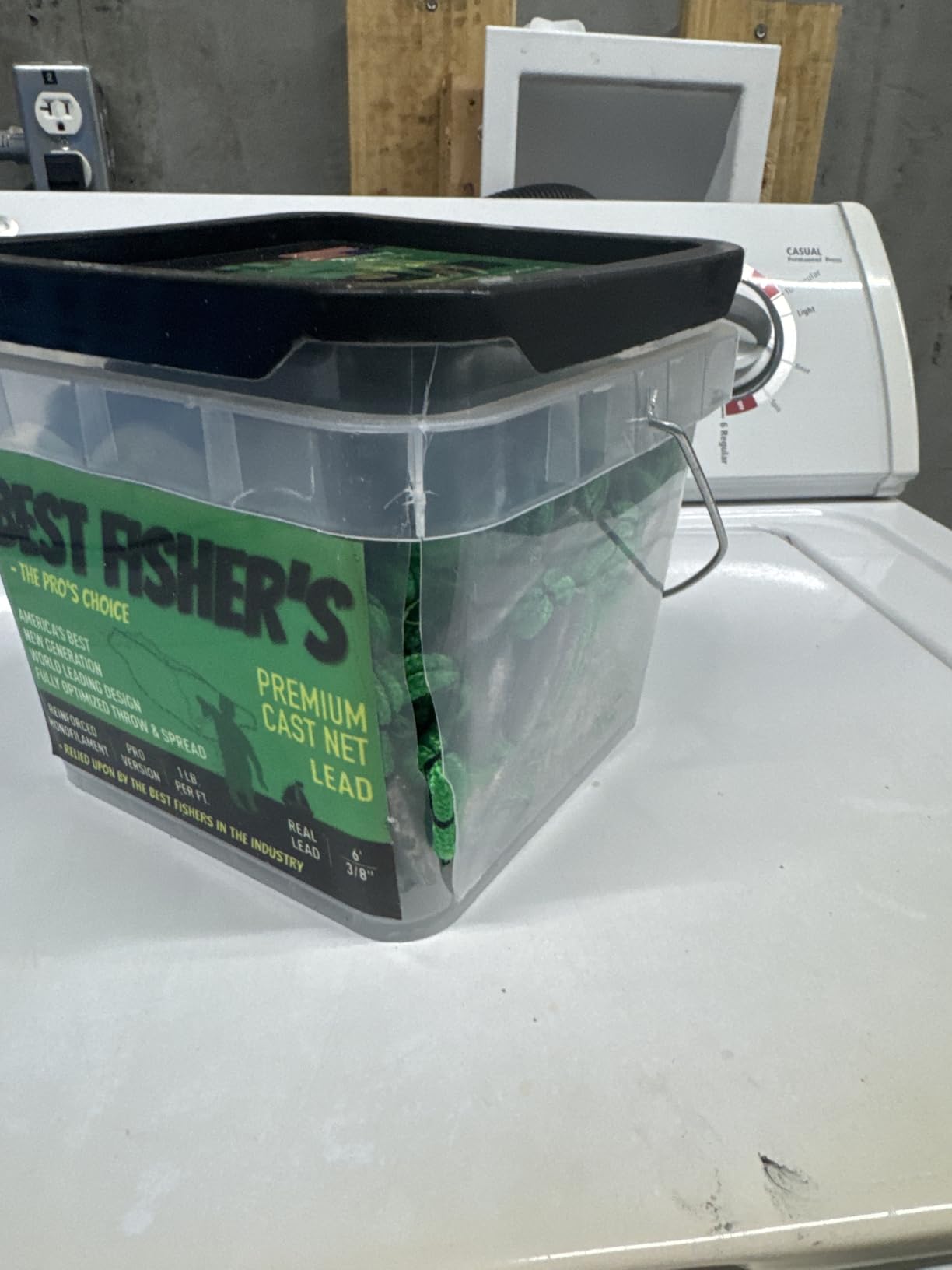 Best Fisher's® Core™ - American Pro Cast Net - 2026 Rebranded - SuperSink™ 4ft/6ft/8ft/10ft/12ft - 3/8