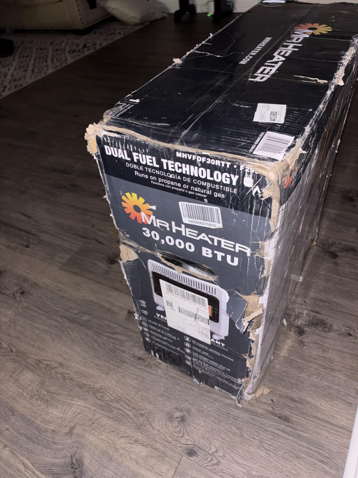Mr. Heater 30,000 BTU Vent Free Radiant Dual Fuel Heater customer photo 2