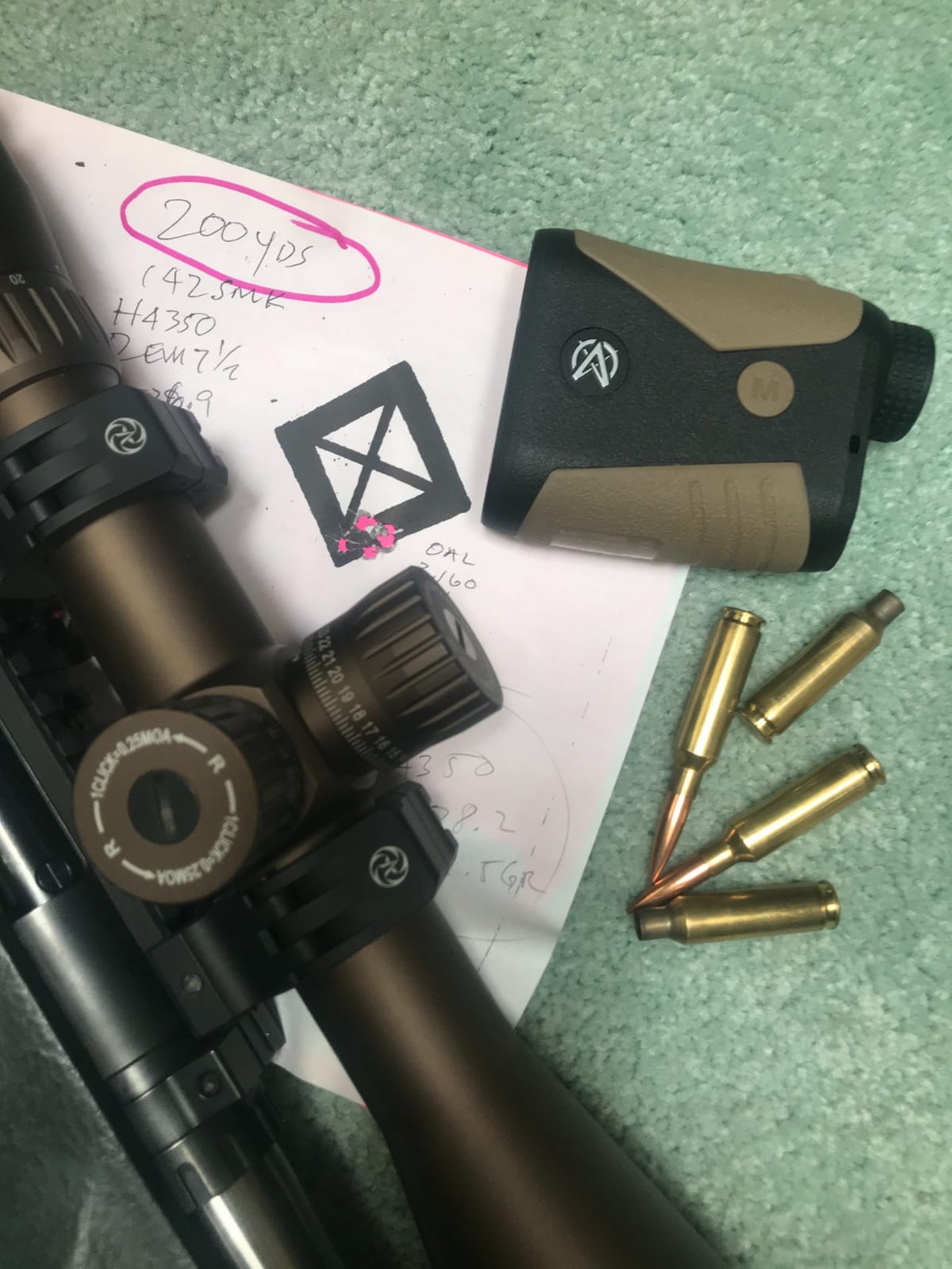 Astra Optix OTX2400B/A 2400yd Laser Rangefinder for Hunting, Shooting, & Golf, Red OLED Display Fast 0.1s and Accurate +/-1 yd with Ballistics/Applied Ballistics, Class 1 905nm 0.25m, Eye-Safe Laser customer photo 1