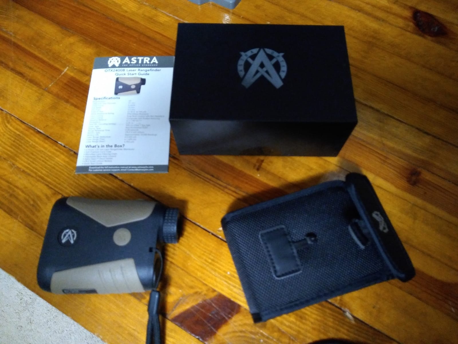 Astra Optix OTX2400B/A 2400yd Laser Rangefinder for Hunting, Shooting, & Golf, Red OLED Display Fast 0.1s and Accurate +/-1 yd with Ballistics/Applied Ballistics, Class 1 905nm 0.25m, Eye-Safe Laser customer photo 2
