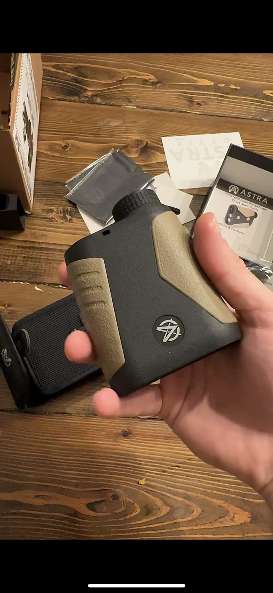 Astra Optix OTX/HTX1600 1760yd Laser rangefinder for Hunting, Shooting and Golfing with Red OLED/HD LCD Display Fast 0.10s and Accurate +/-1yd customer photo 1