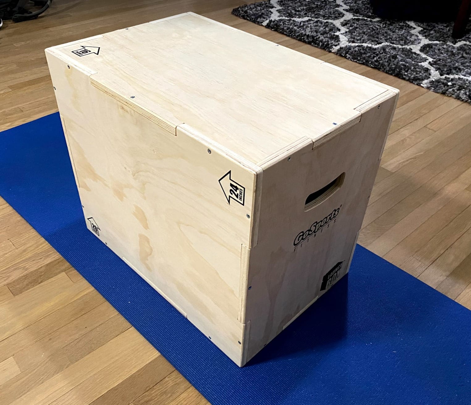 GoSports Fitness 3-in-1 Plyo Jump Box - Small, Standard, or XL - Launch Box Exercises for All Skill Levels customer photo 1