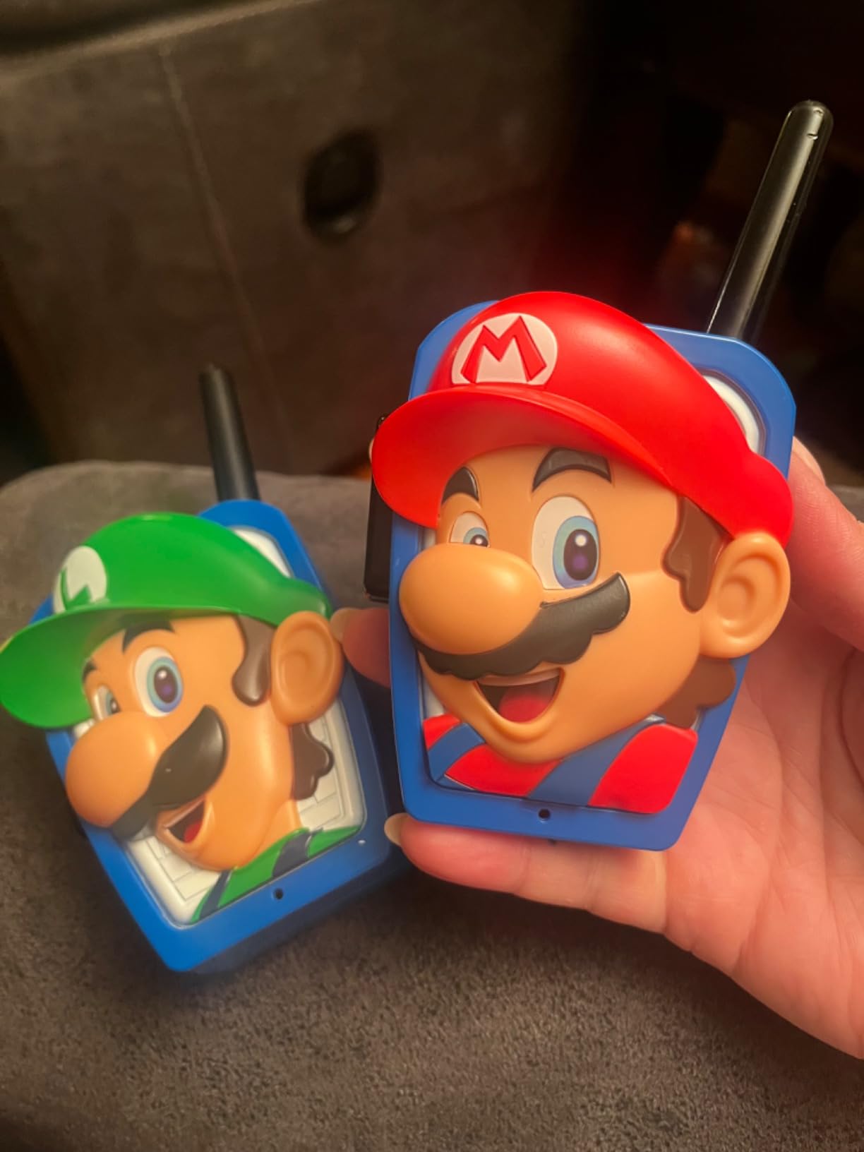 Super Mario Walkie Talkies for Kids, Static Free Indoor and Outdoor Toys | Extended Range customer photo 1