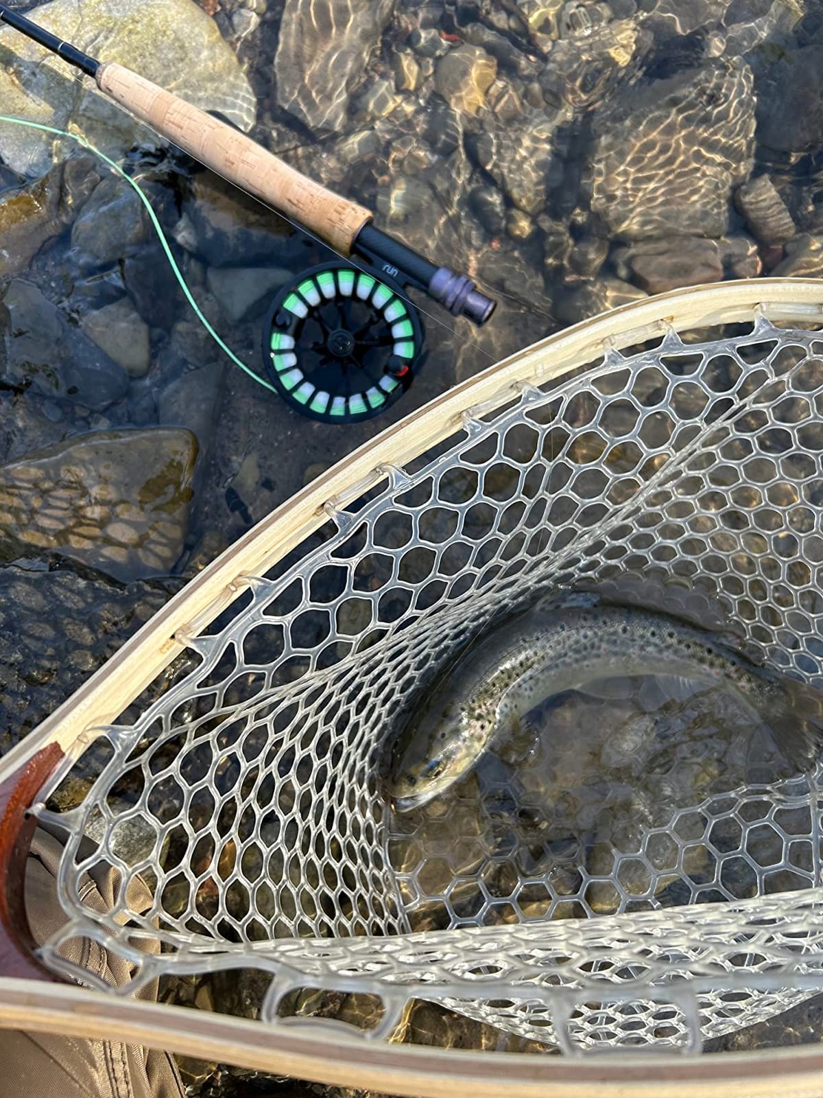 Redington Run Fly Fishing Reel – Lightweight All-Water Reel with Carbon Fiber Drag, Large Arbor, Die-Cast Frame & Ergonomic Handle – 3/4, 5/6 & 7/8 Weights for Trout, Redfish, Bass & More customer photo 1