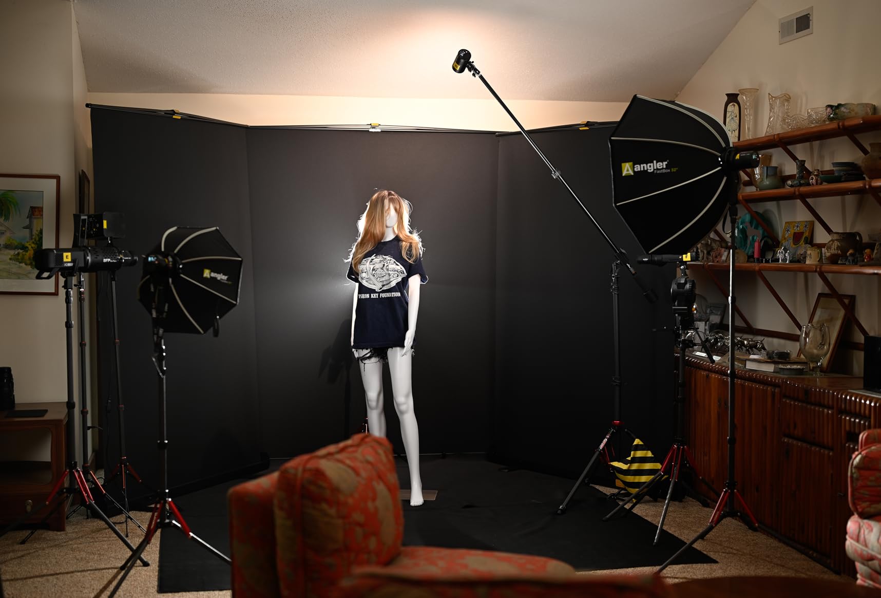 【Wider Style】 RAUBAY 78.7 x 82.7in Large Collapsible Green Screen Backdrop customer photo 1