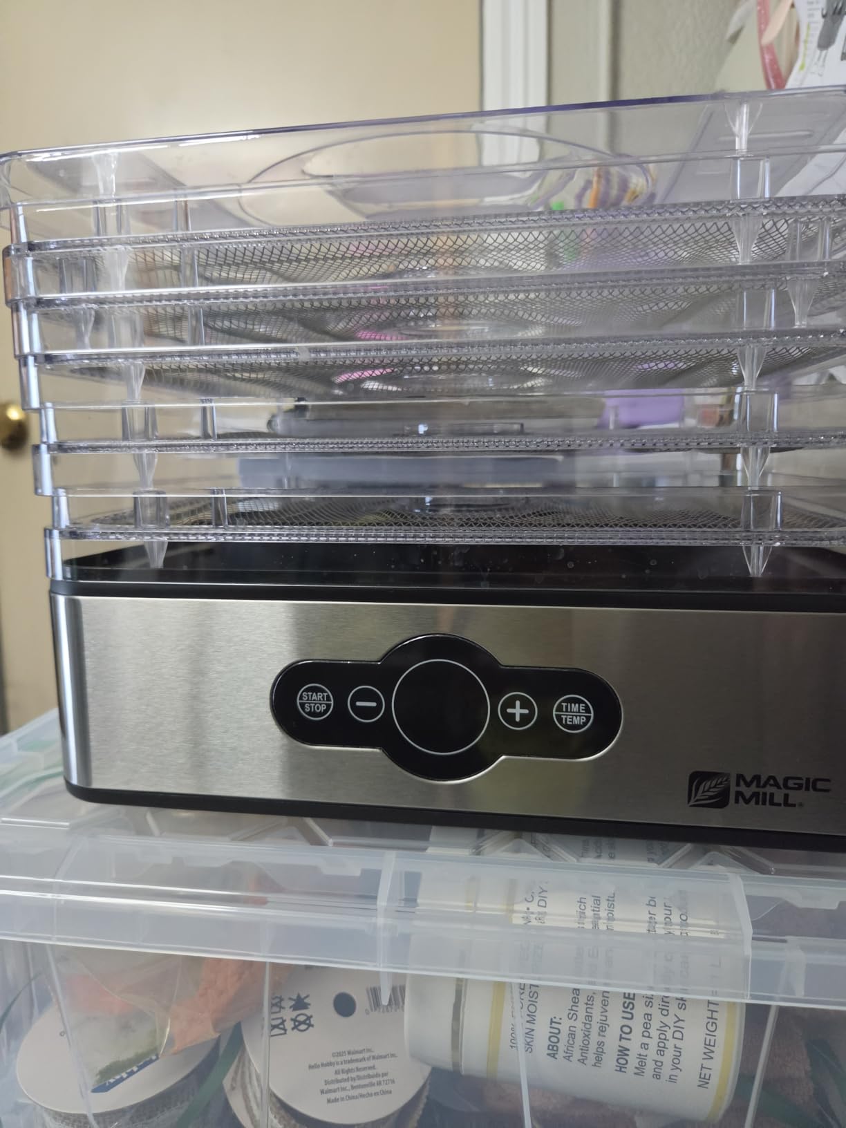 Magic Mill Food Dehydrator Machine | 5 Stackable Stainless Steel Trays, 48H Digital Adjustable Timer & Temperature Control Upto 167° Electric Dryer & Preserver for Jerky, Fruit, Dog Treats & Much More customer photo 2