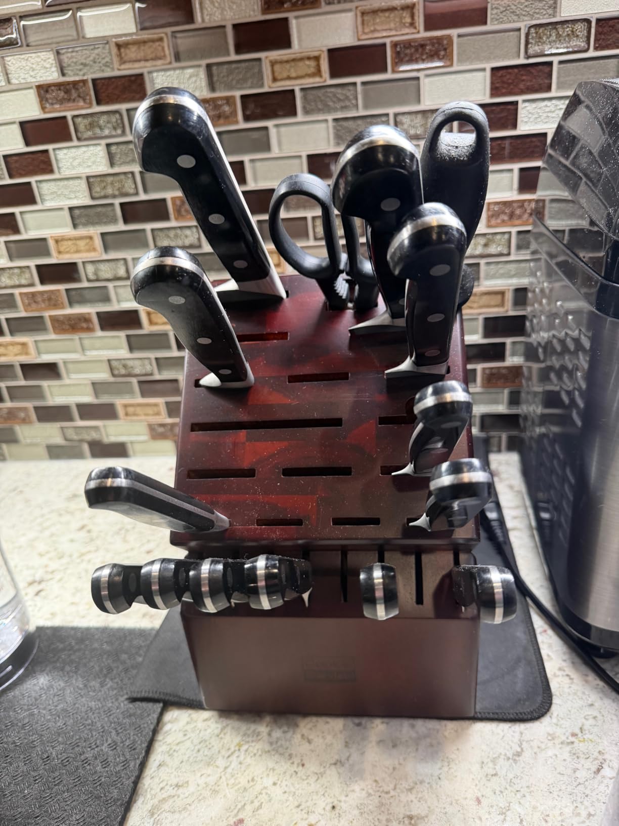 Cooks Standard Acacia Wood 25-Slot Universal Knife Block without Knives customer photo 1