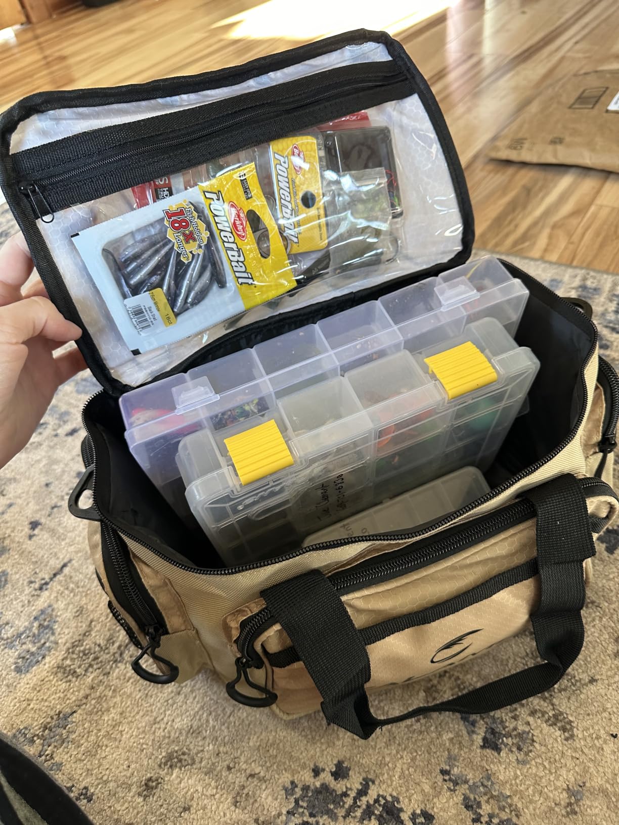 Calamus TB61 Fishing Tackle Bag, Fishing Gear, Gifts for Angler, Orange customer photo 1