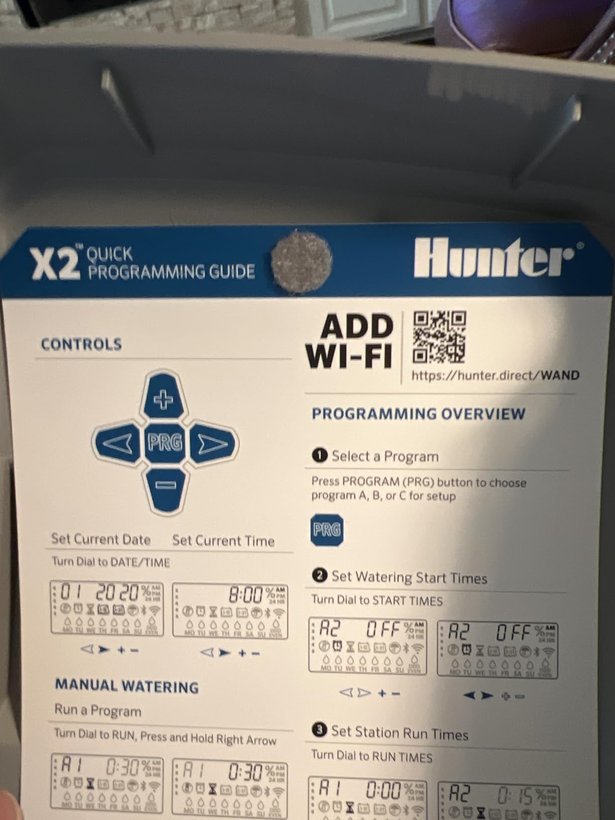 Hunter X2 14-Station Outdoor Sprinkler Controller, Wi-Fi Capable Smart Irrigation System, Hydrawise Compatible, Weather-Based Scheduling for Lawn and Garden customer photo 1