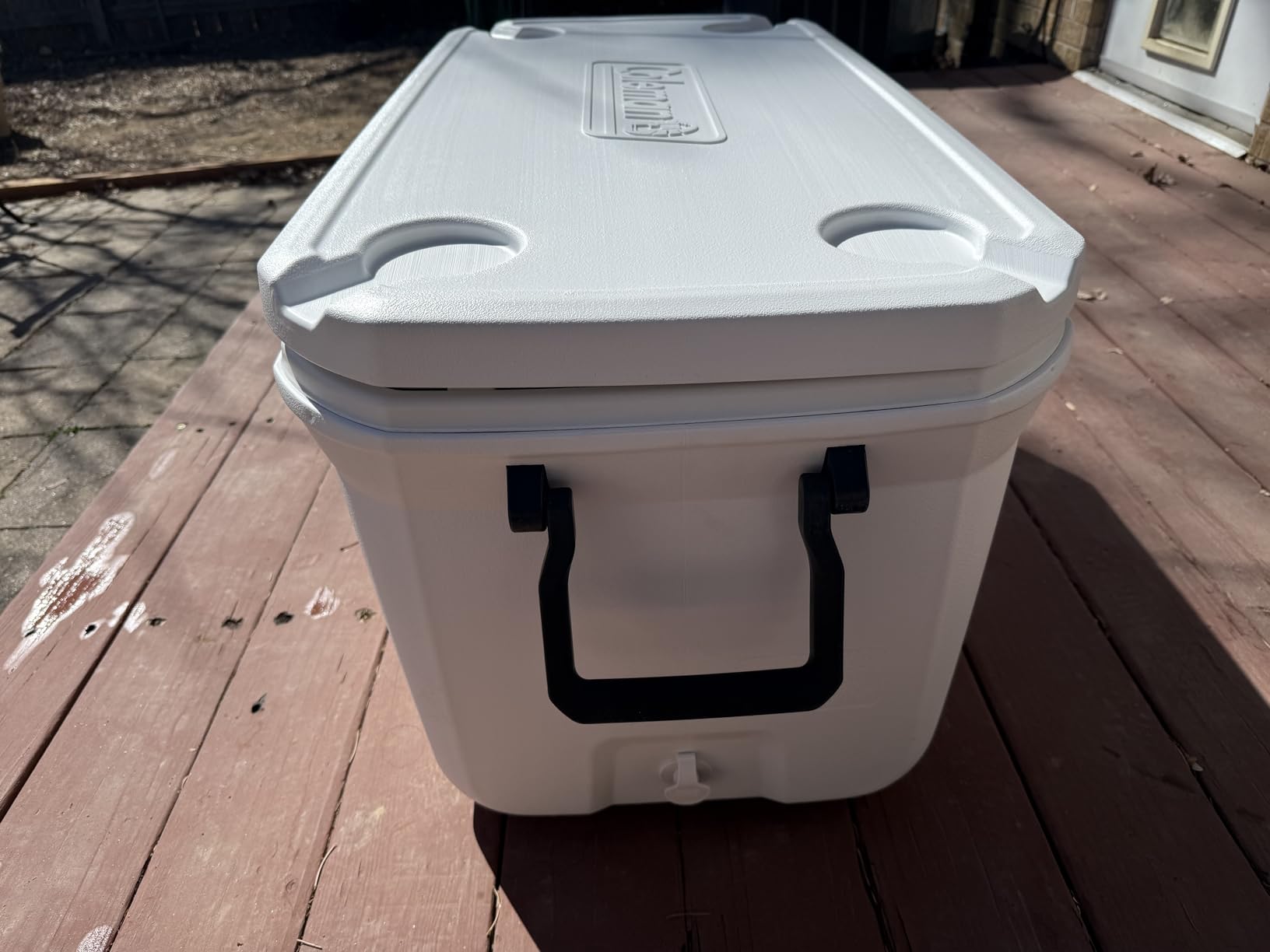 Coleman Marine Cooler with Fully Insulated UV Guard Lid & Body, Keeps Ice for 3+ Days, Great for Boating & Fishing, 52qt/100qt Wheeled/120qt Options customer photo 1