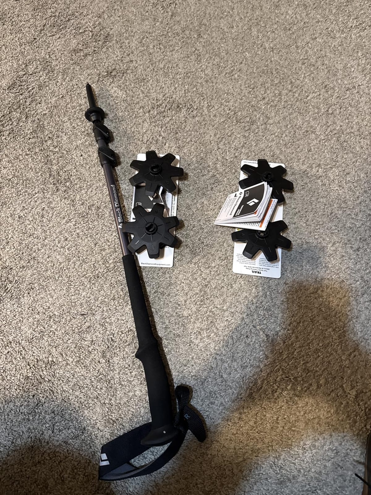 BLACK DIAMOND Trail Trekking Poles (Pair), Lightweight, Aluminum, Hiking customer photo 2