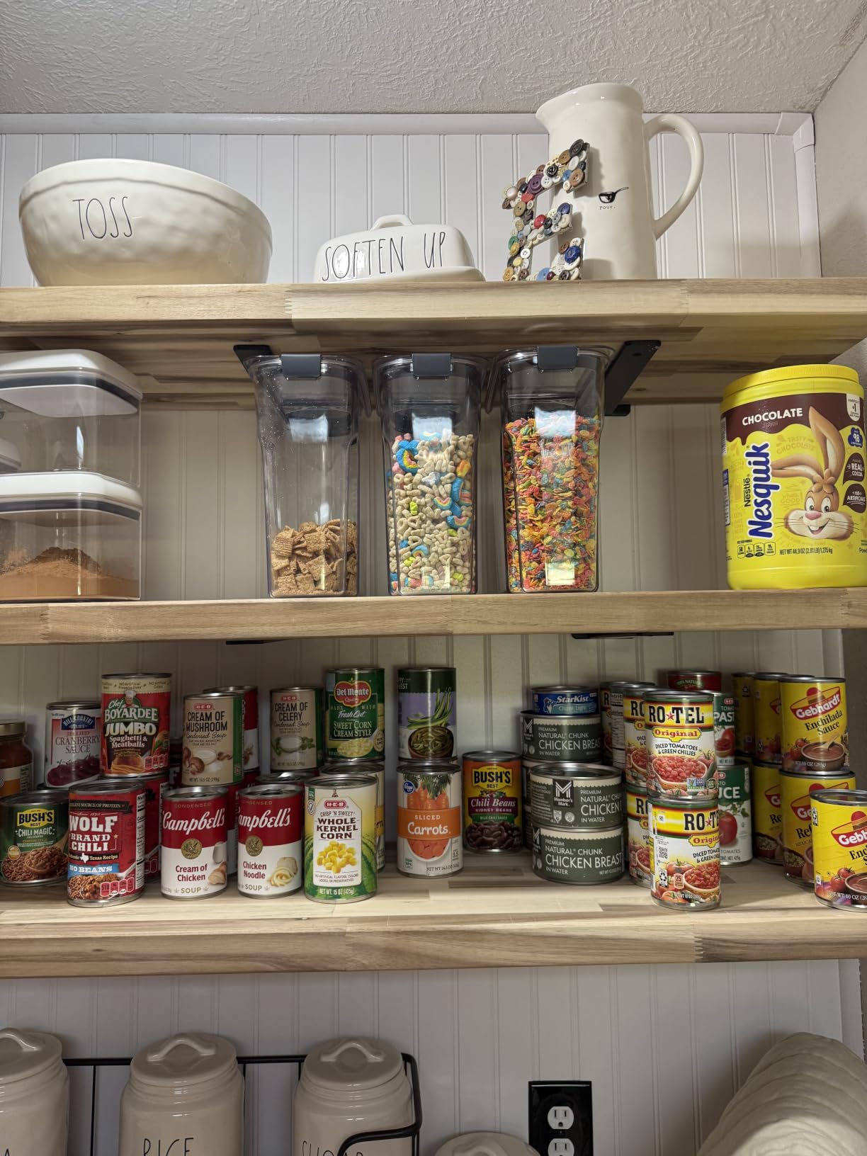 Rubbermaid Brilliance Plastic Food Storage Pantry Baking Set, 3 Containers with Lids (6 Pieces Total), BPA-Free, Clear customer photo 1