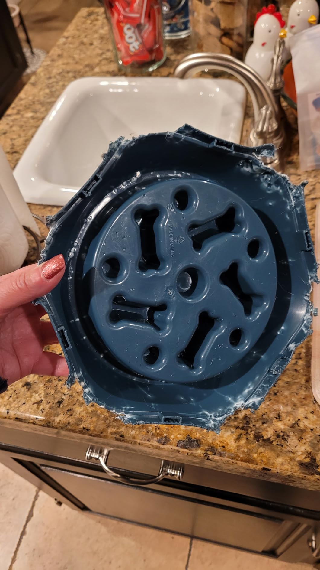 UPSKY Slow Feeder Dog Bowl Anti-Chocking Slower Feeding Pet Puzzle Bowls customer photo 2
