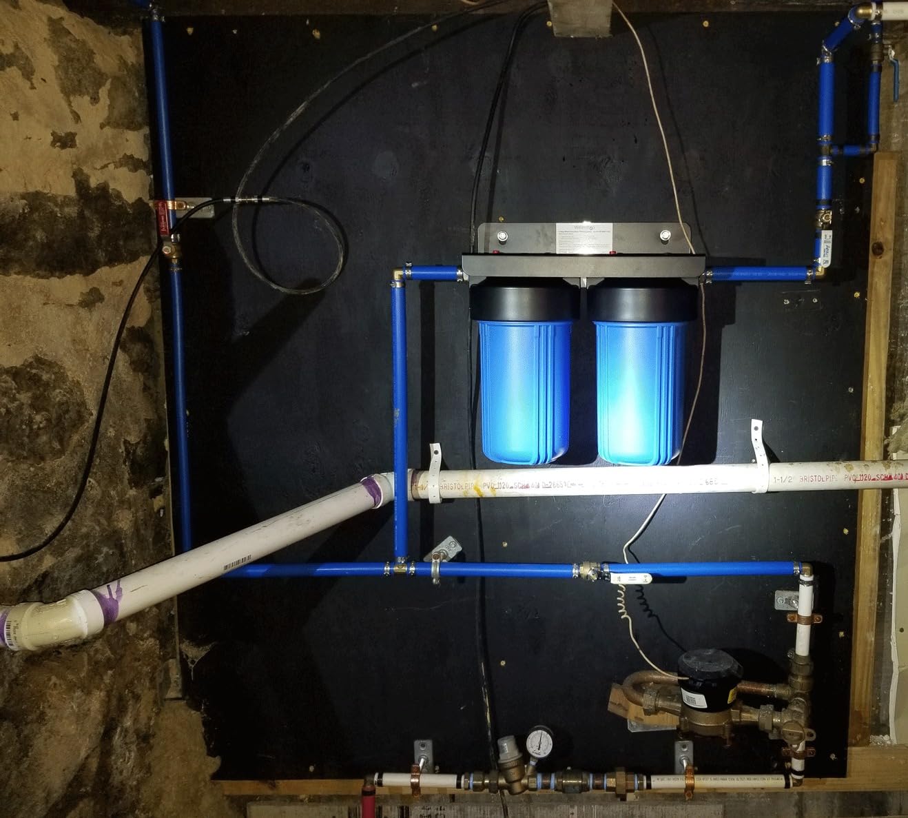 Waterdrop WHF21-PG 2-Stage Whole House Water Filter System, 5 Micron customer photo 1