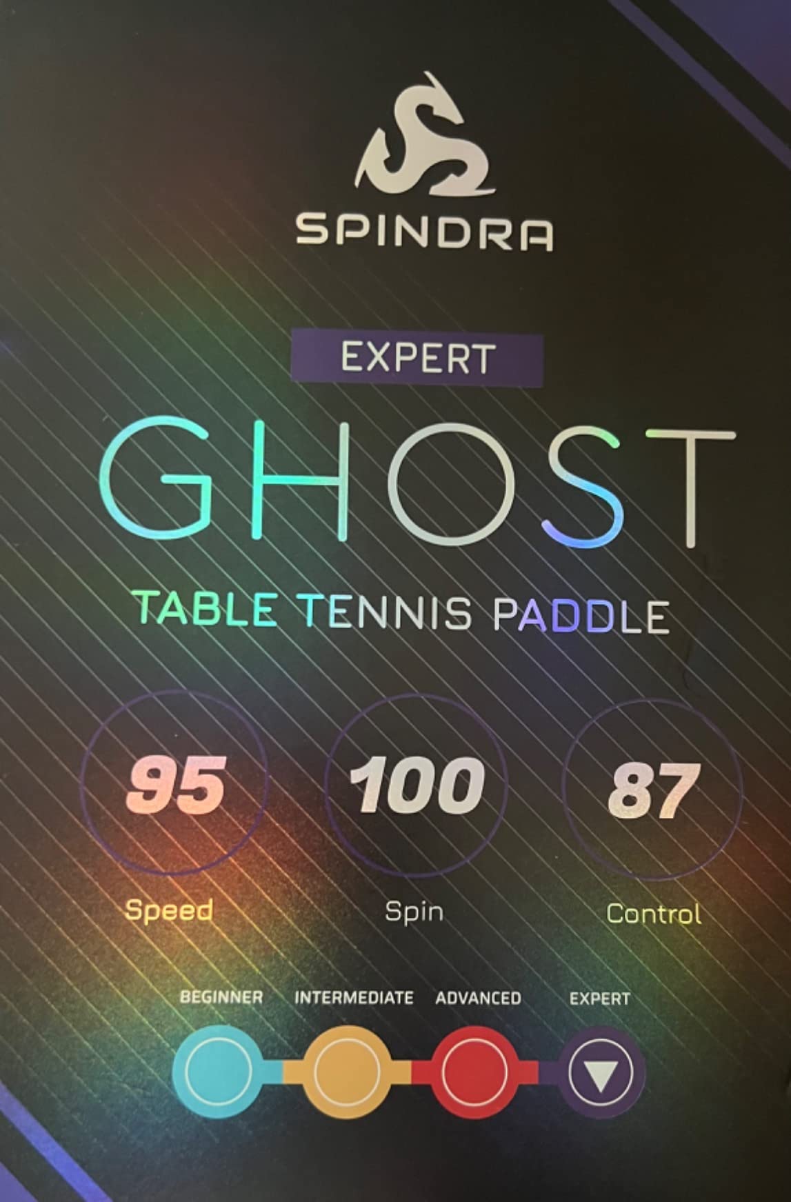 Ghost Professional Competition Carbon Fiber Ping Pong Paddle & Case | HSS Technology for Maximum Spin & Control customer photo 1