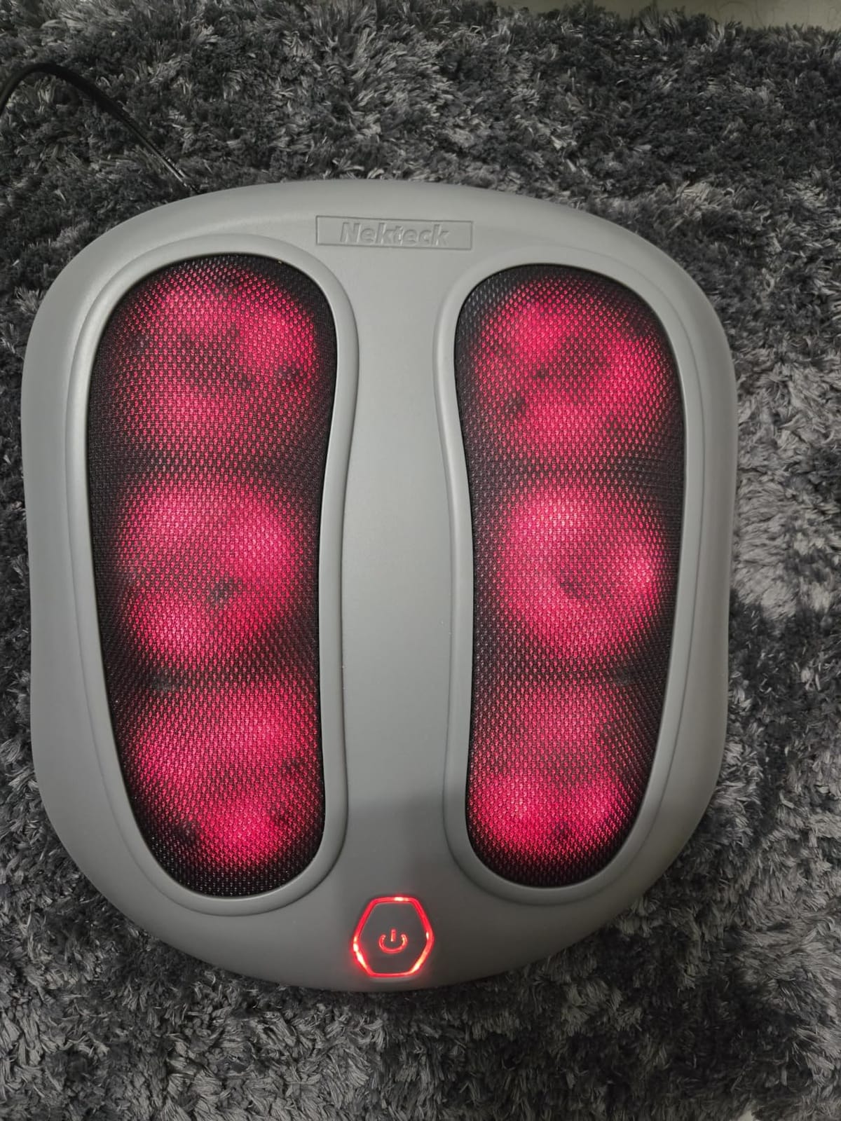 Nekteck Shiatsu Foot Massager with Heat for Neuropathy, Plantar Fasciitis customer photo 2