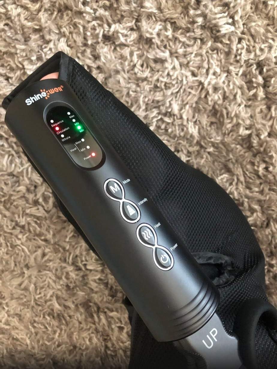 SHINE WELL Air Compression Leg Massager with Heat for Circulation FSA-HSA customer photo 1
