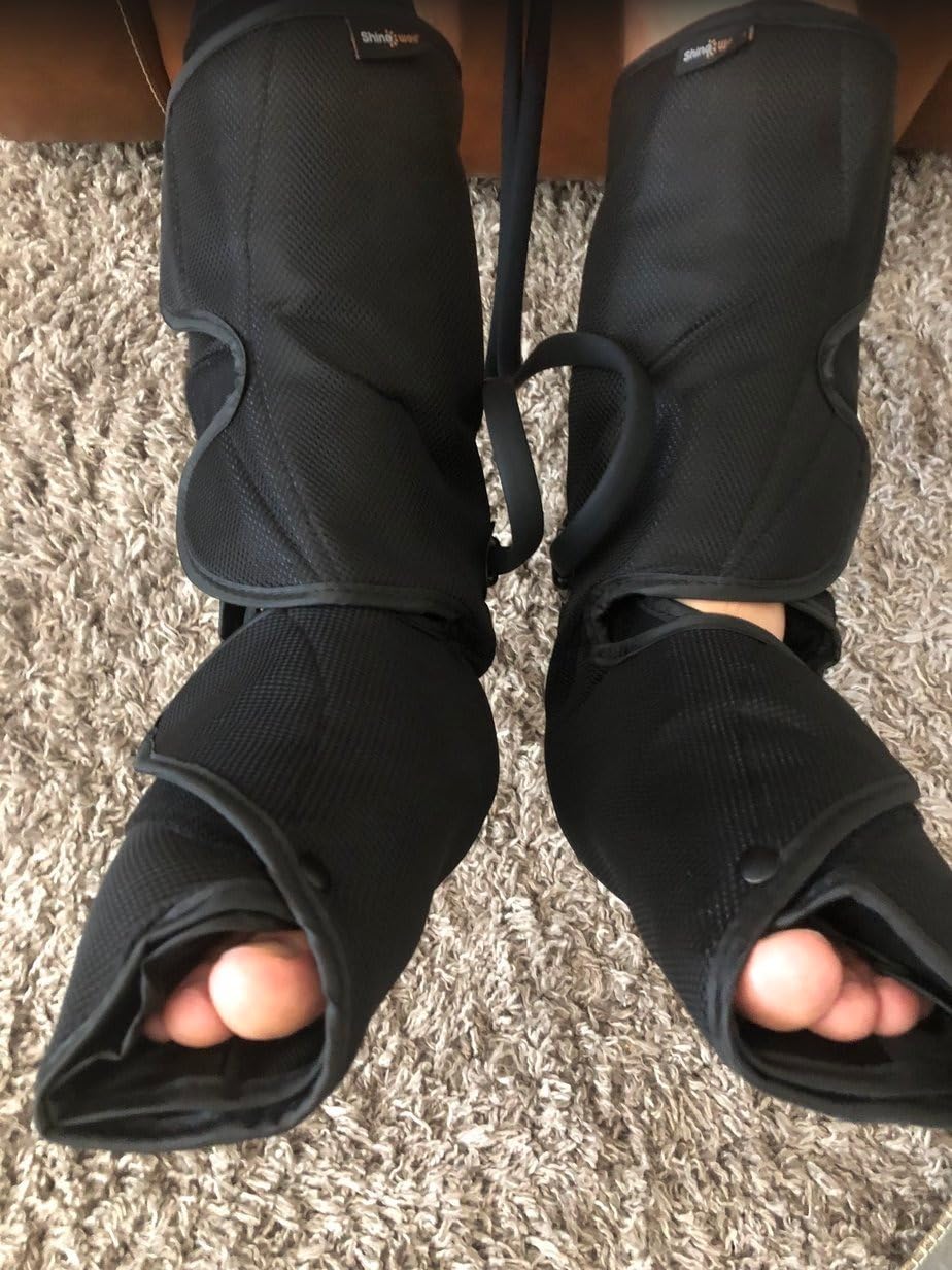 SHINE WELL Air Compression Leg Massager with Heat for Circulation FSA-HSA customer photo 2