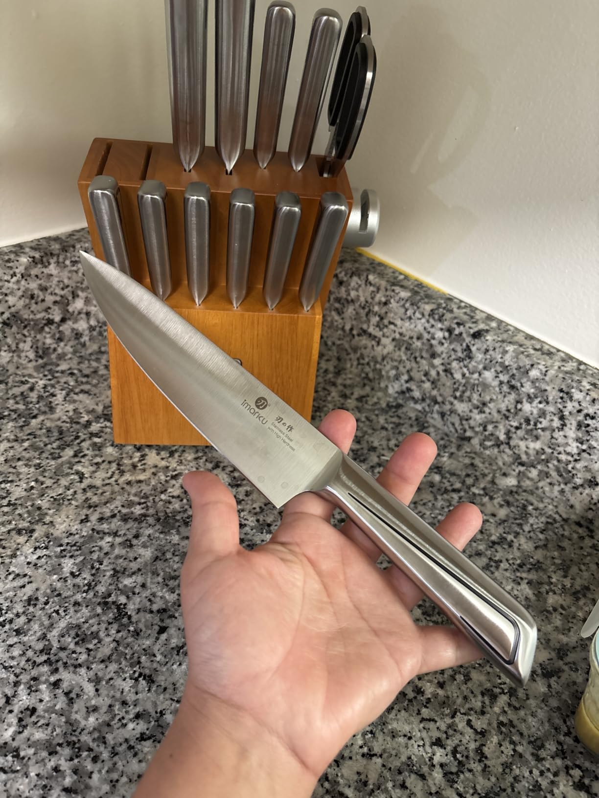 imarku Paring Knife 3.5 Inch, Japanese High Carbon Stainless Steel customer photo 1