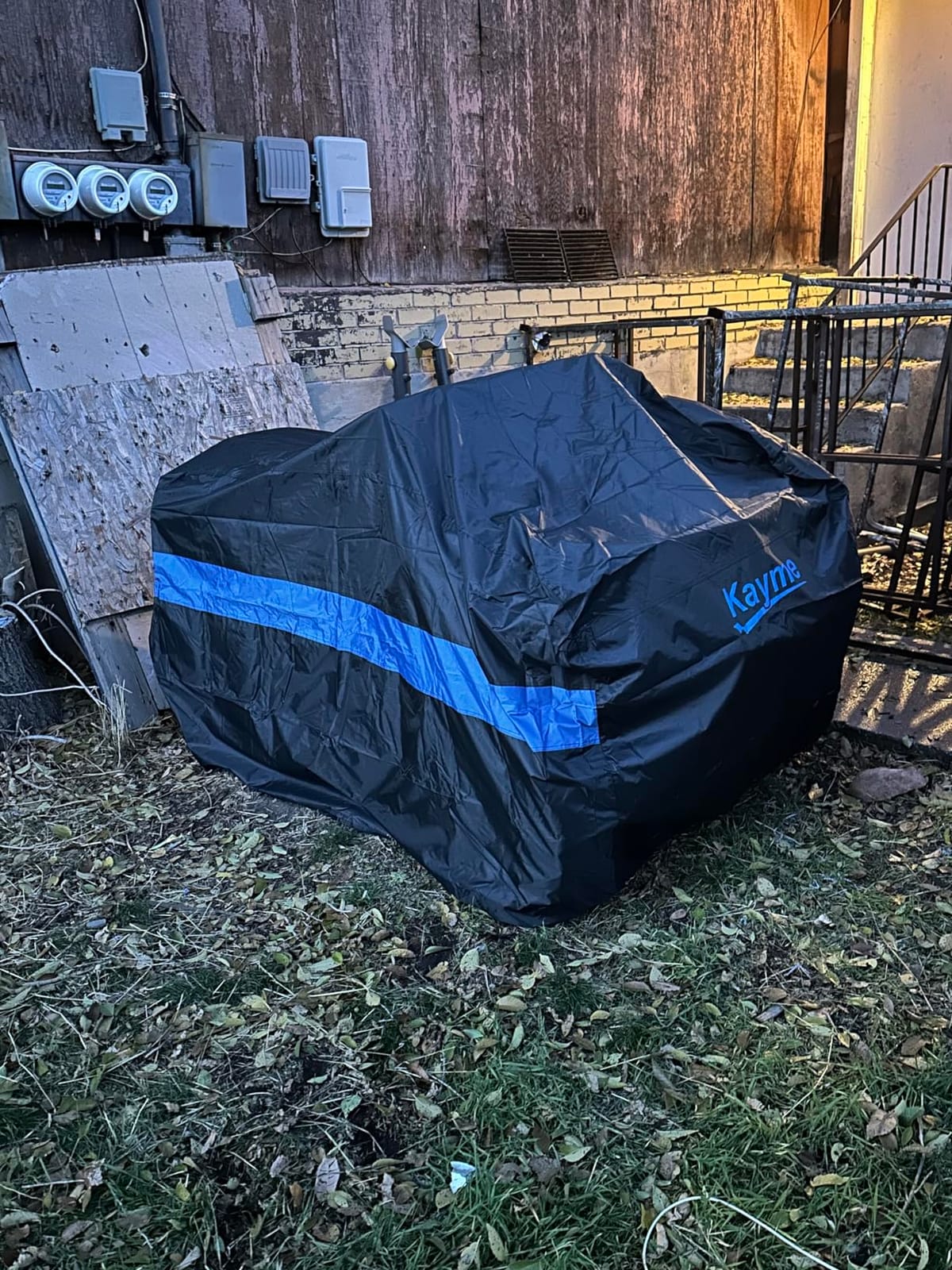 Kayme ATV Cover Waterproof Heavy Duty All Weather, Quad 4 Wheeler Cover Sun Rain Snow Protection, Fits for Honda, Yamaha, Polaris, Suzuki, Kawasaki, Can-Am Arctic Cat, XXXL (100x43x48 inch) customer photo 2