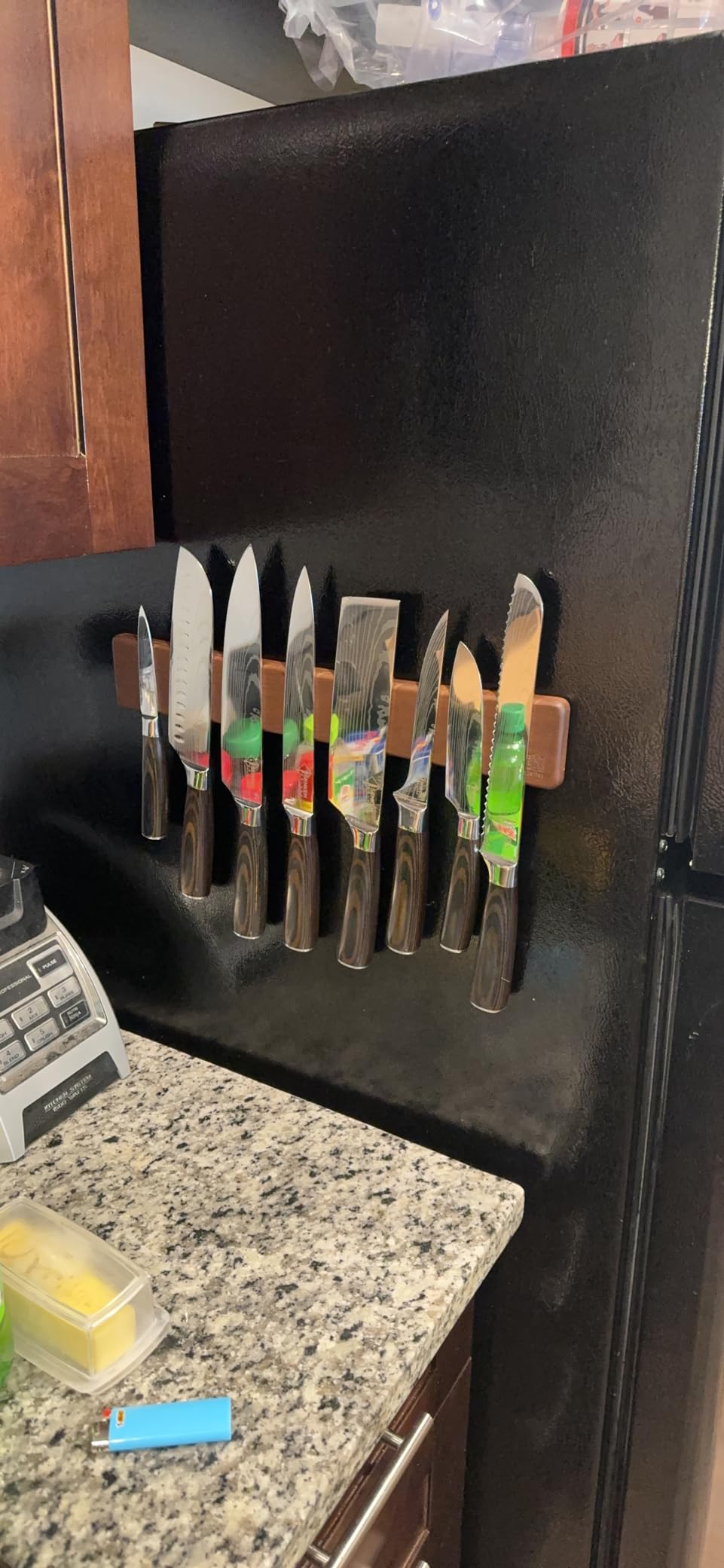 SENKEN 8-piece Premium Japanese Kitchen Knife Set with Laser Damascus Pattern - Imperial Collection - Chef's Knife, Santoku, Bread, Paring & More, Ultra Sharp for Very Fast Cutting customer photo 1