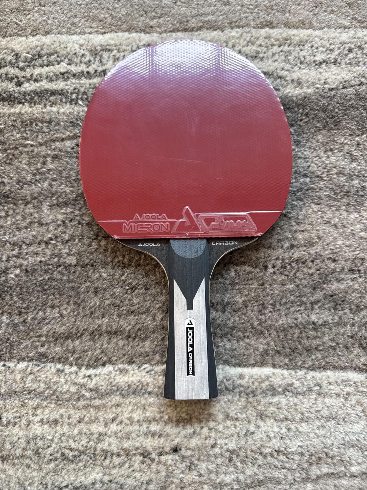 JOOLA Carbon X Pro Performance Ping Pong Paddle - Ergonomic Grip Handle & Pro Friction Technology - ITTF Approved customer photo 2