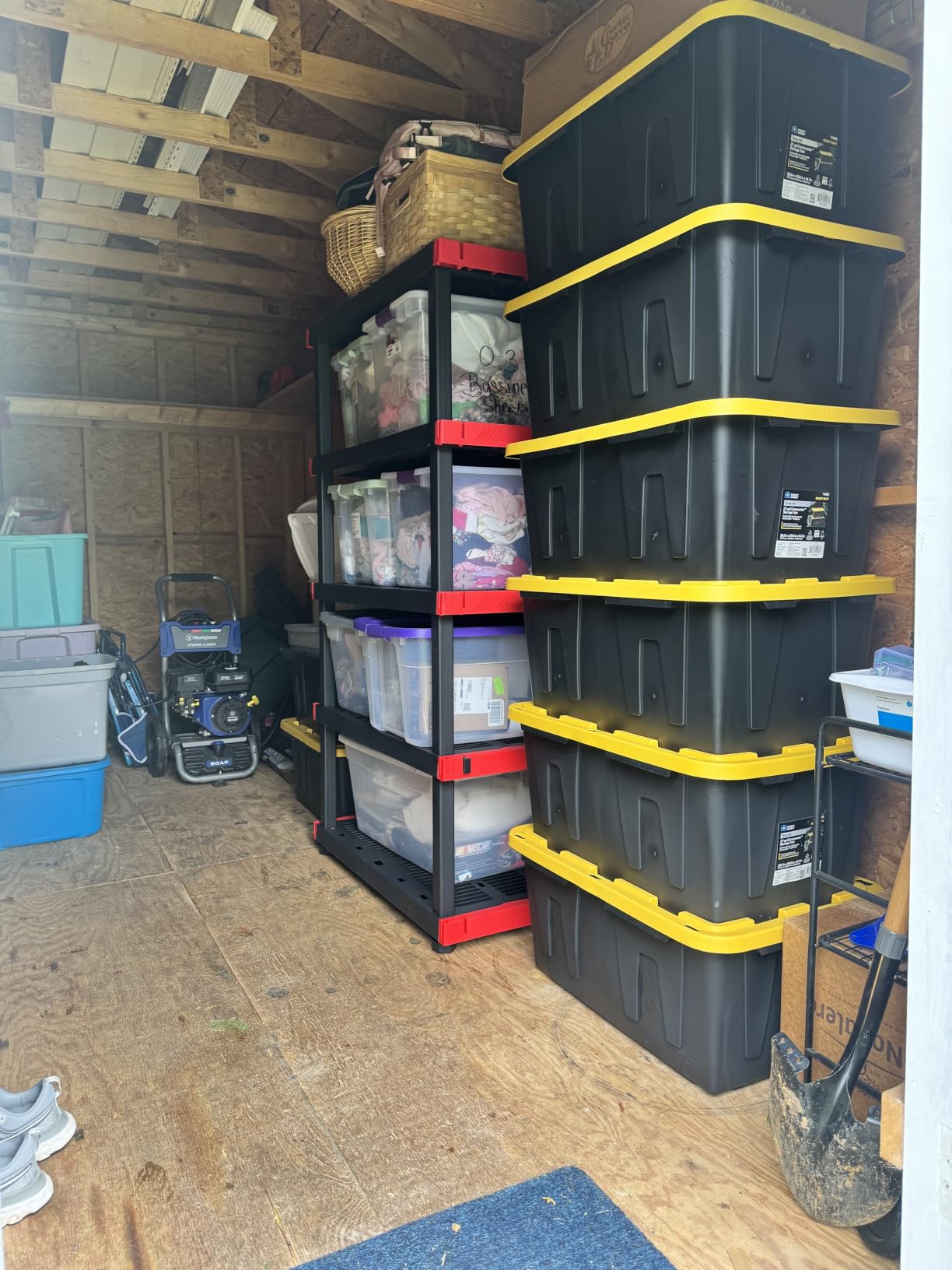 CX Craftsman 5-Tier Heavy Duty Plastic Storage Shelves, Garage Organization customer photo 1