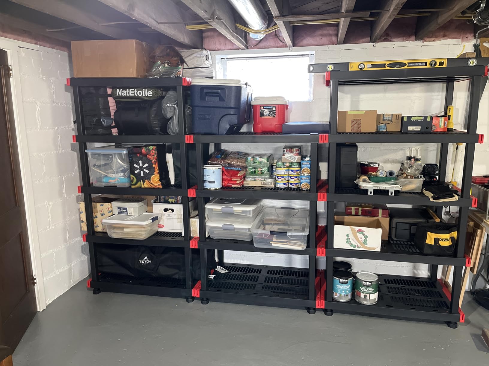 CX Craftsman 5-Tier Heavy Duty Plastic Storage Shelves, Garage Organization customer photo 2