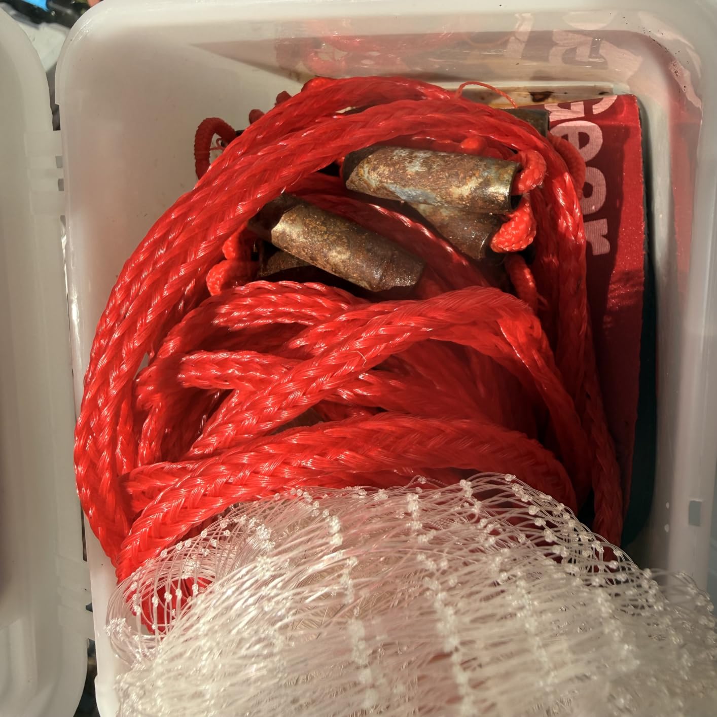 BasicGear Cast Net, 3-14ft Radius, 1/4, 3/8 and 1/2 in Mesh customer photo 2
