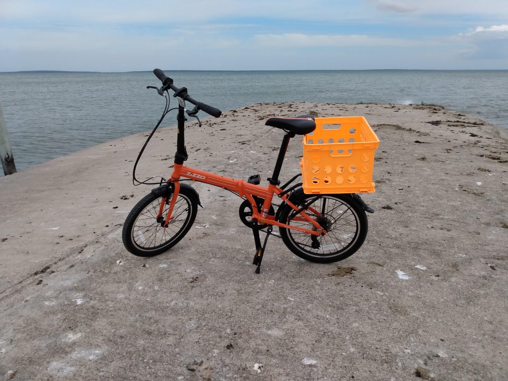 ZiZZO Via 20” Folding Bike-Lightweight Aluminum Frame Genuine Shimano 7-Speed 26lb customer photo 2