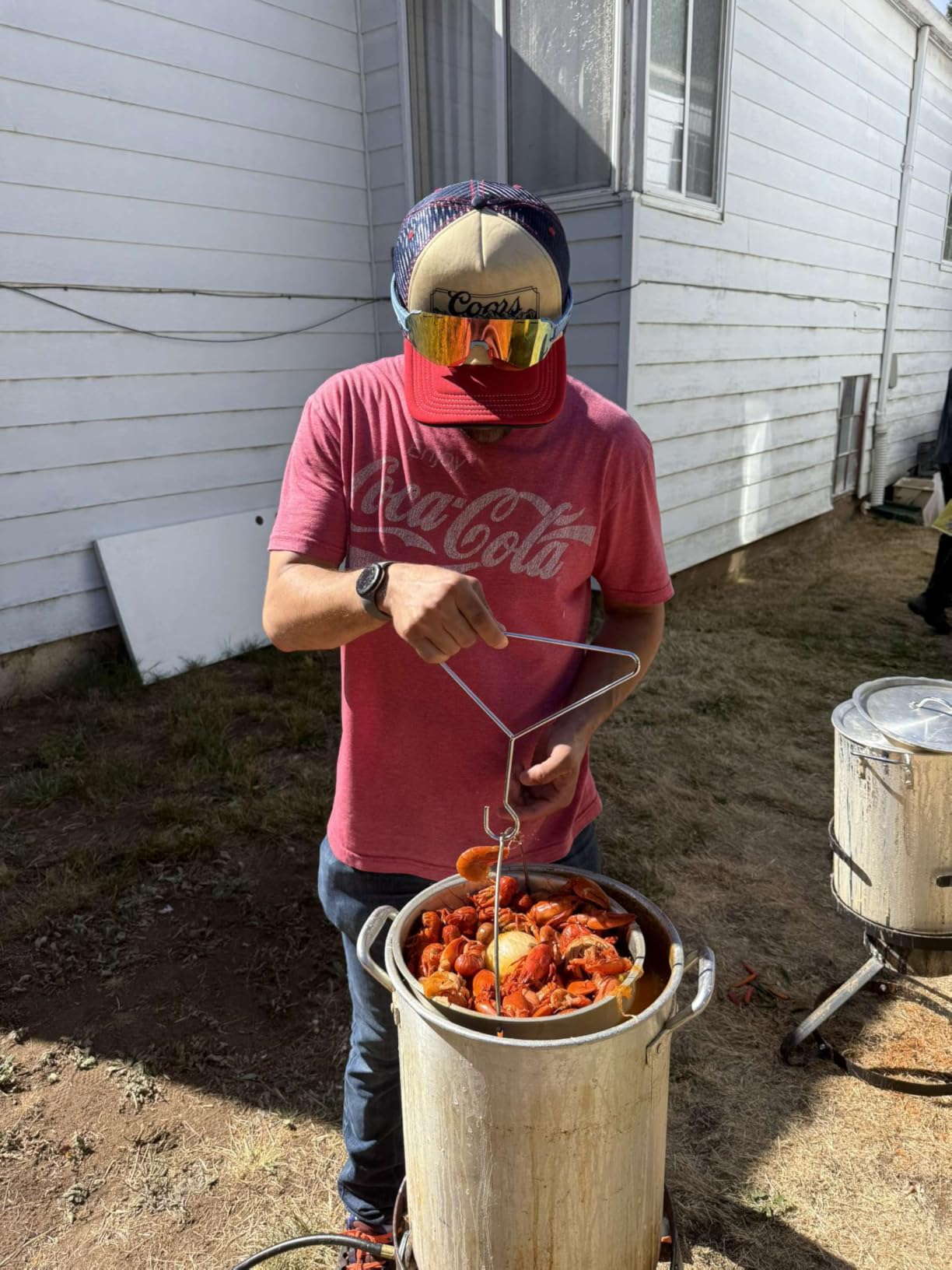 GasOne 30QT Turkey Fryer Set and Seafood Boil with Propane Gas Burner, Perforated Basket – Perfect Outdoor Cooker for Crawfish, Crab, Shrimp, Lobster, and Frying – Complete Outdoor Cooking Kit customer photo 2
