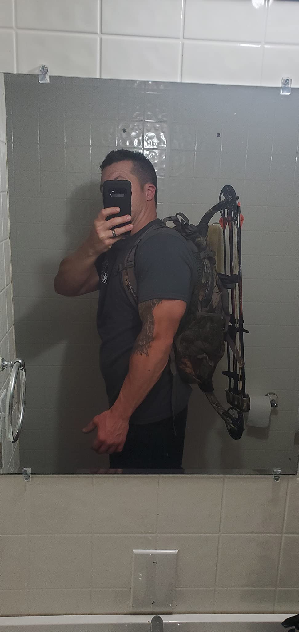 Hunting Backpack with Waterproof Rain Cover for Men. customer photo 1