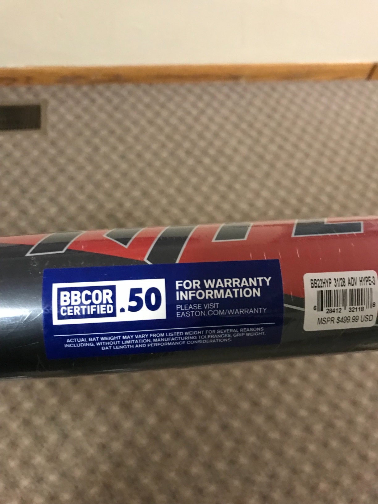Easton | HYPE Baseball Bat | BBCOR | -3 Drop | 2 Pc. Composite customer photo 1