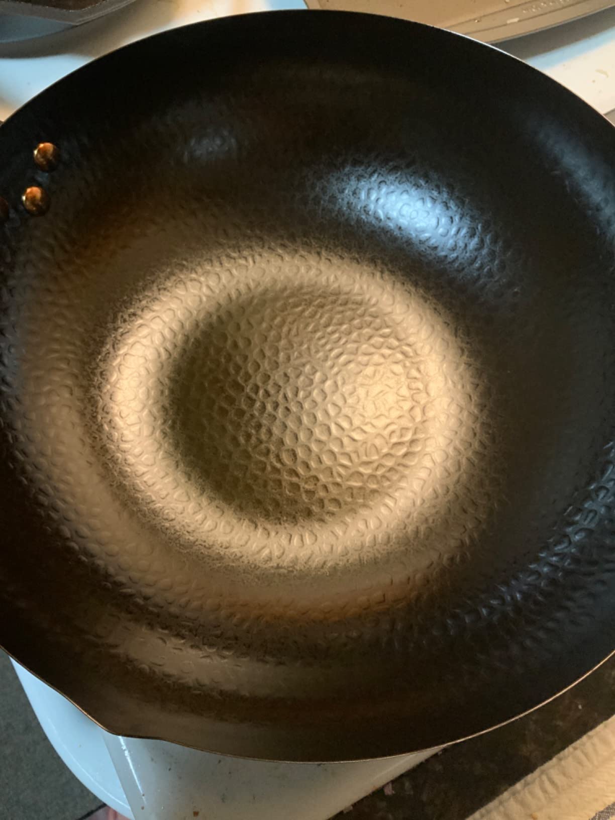 14 Piece Carbon Steel Wok Pan, Woks & Stir-Fry Pans Set with Wooden Lid Cookwares, No Chemical Coated Flat Bottom Chinese Pan for Induction, Electric, Gas, Halogen All Stoves - 12.6'' customer photo 2