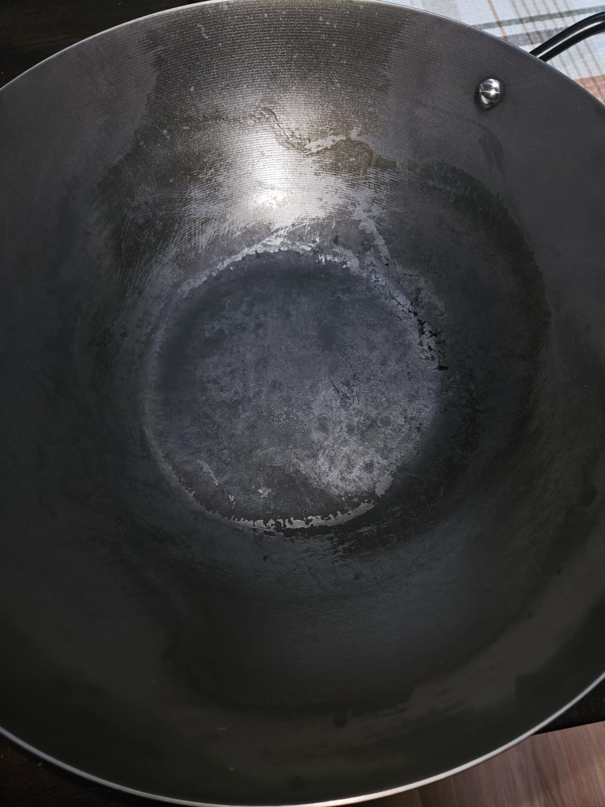 Babish 14 Inch Carbon Steel Wok Pan, Flat Bottom Stir Fry Pan, Induction customer photo 1